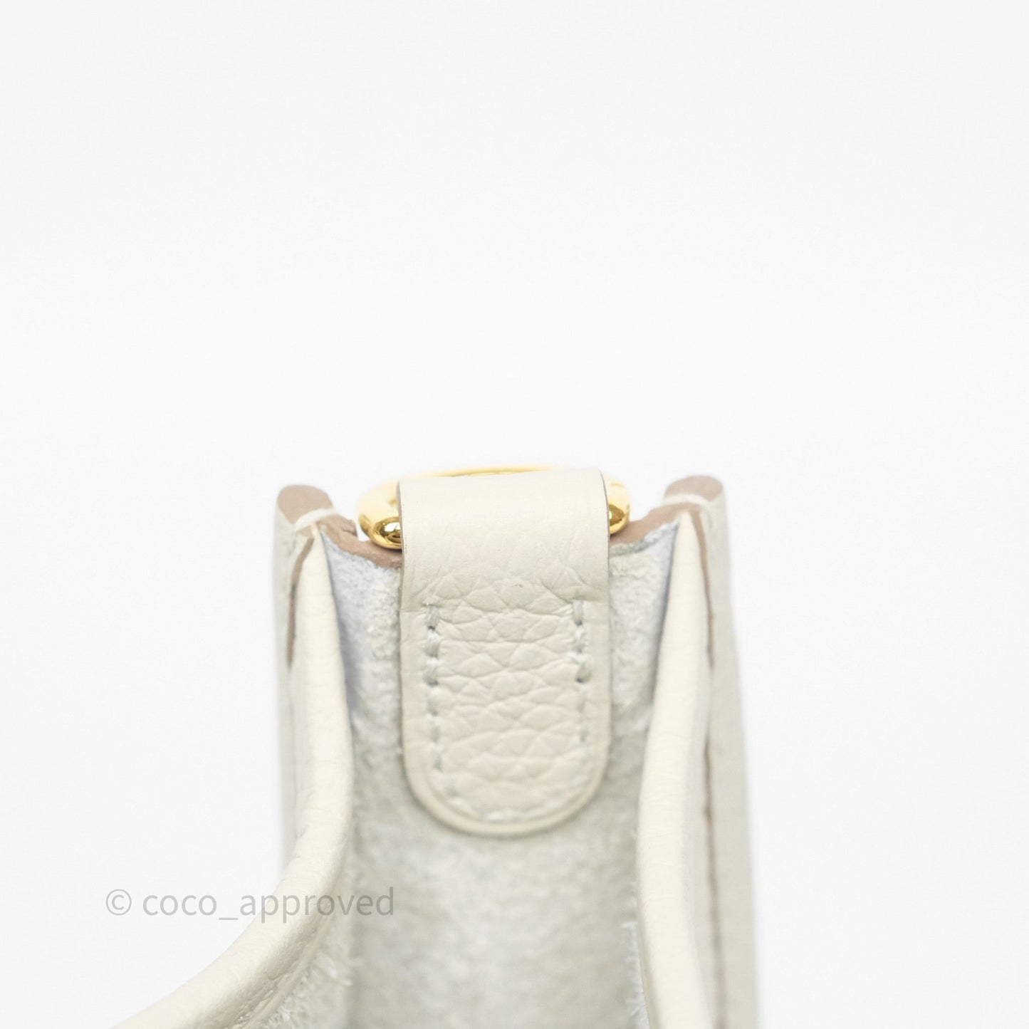 Hermès Mini Evelyne 16 Beton 8L Clemence Gold Hardware