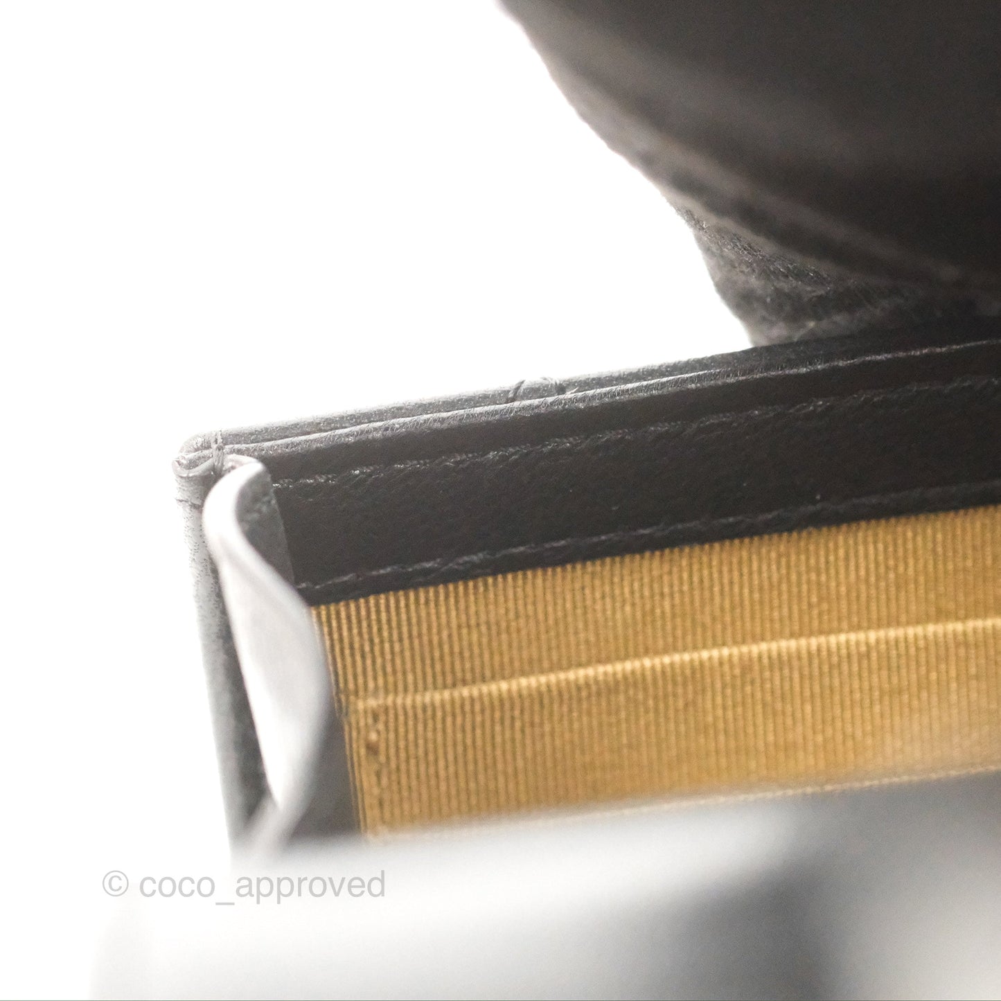 Chanel Mini Chic Pearls Flap Black Goatskin Aged Gold Hardware