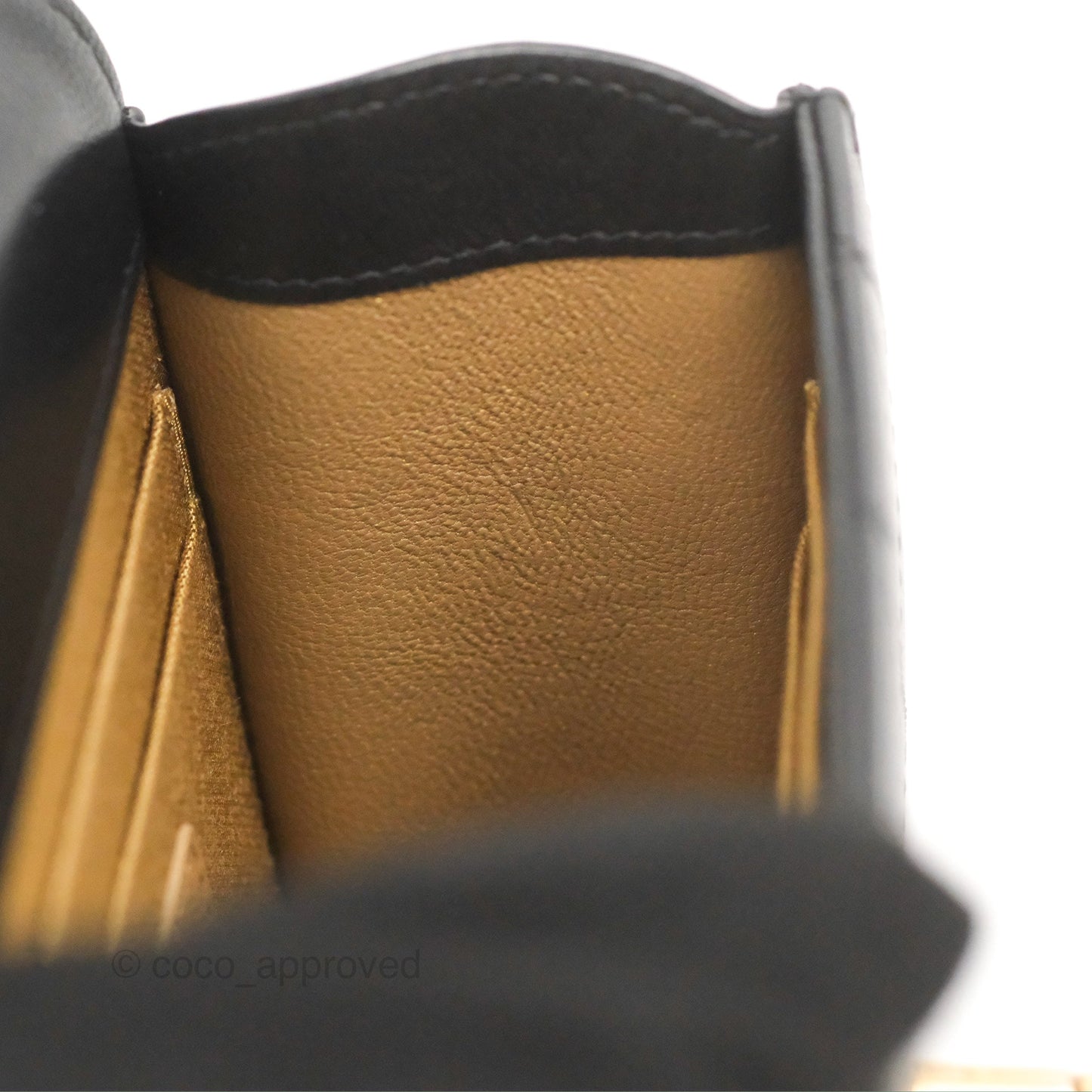 Chanel Mini Chic Pearls Flap Black Goatskin Aged Gold Hardware