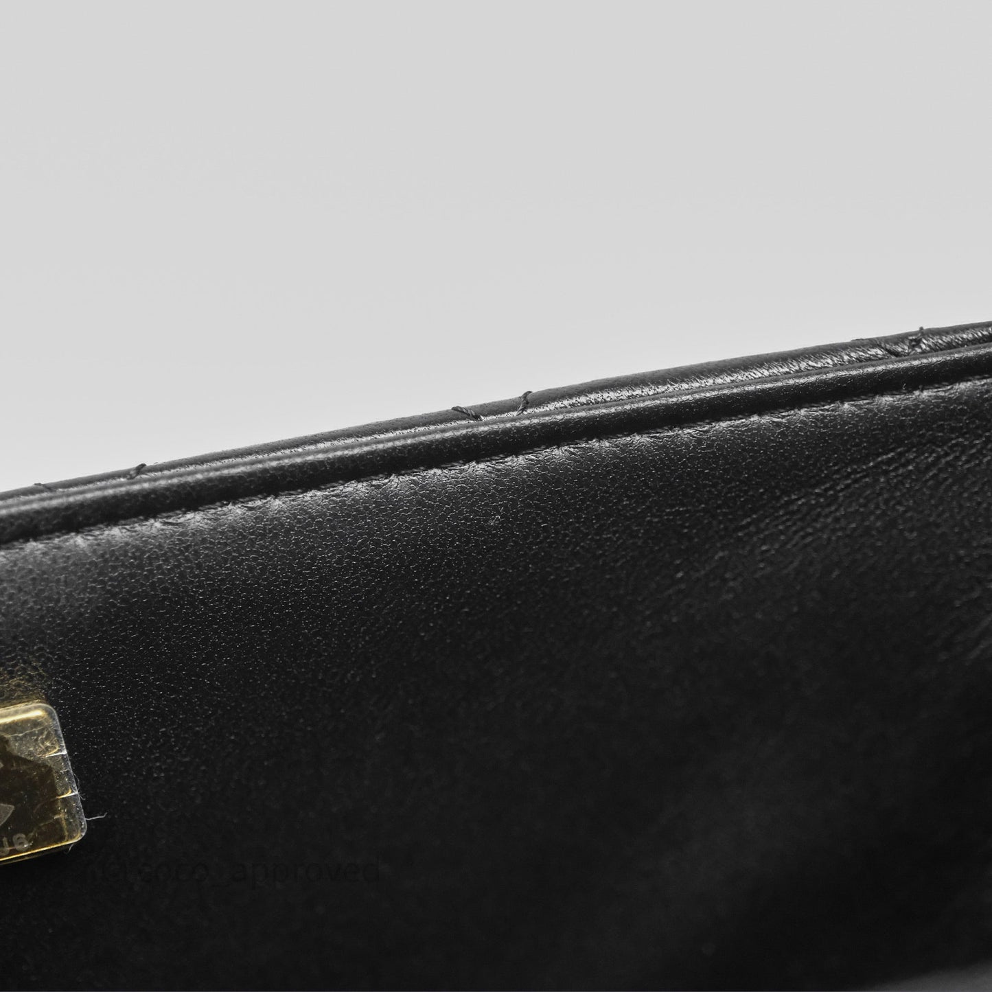 Chanel Top Handle Mini Rectangular Flap Bag Black Lambskin Gold Hardware