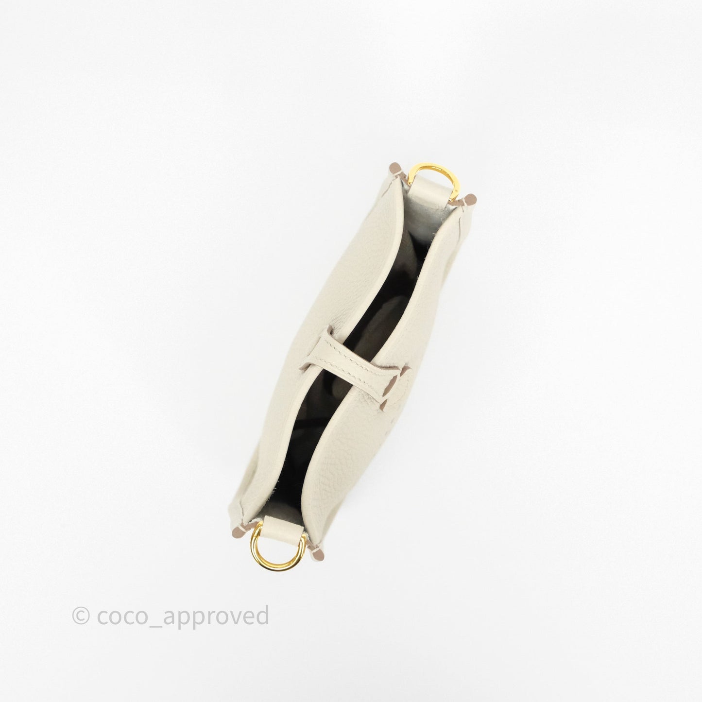 Hermès Mini Evelyne 16 Beton 8L Clemence Gold Hardware