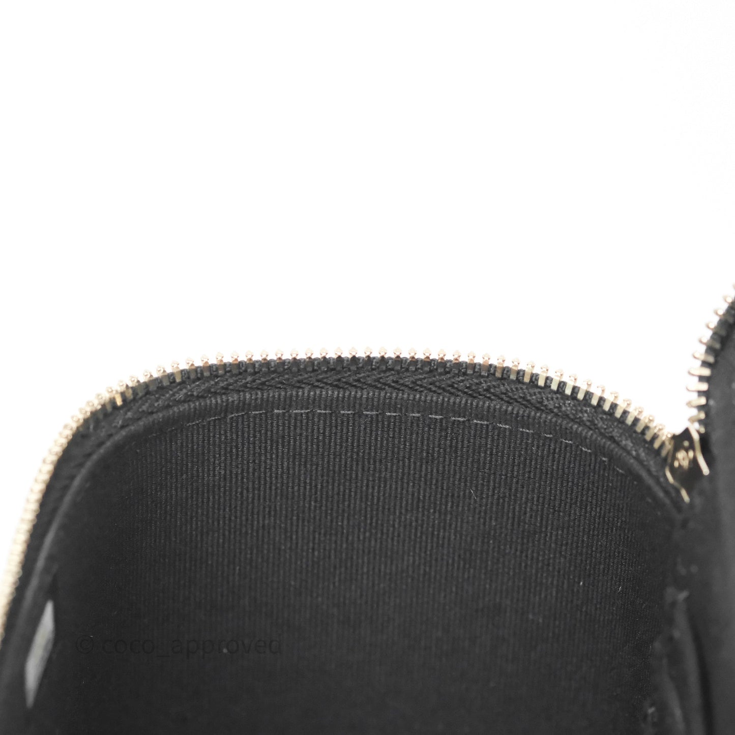 Chanel Vanity Rectangular Top Handle Black Lambskin Gold Hardware