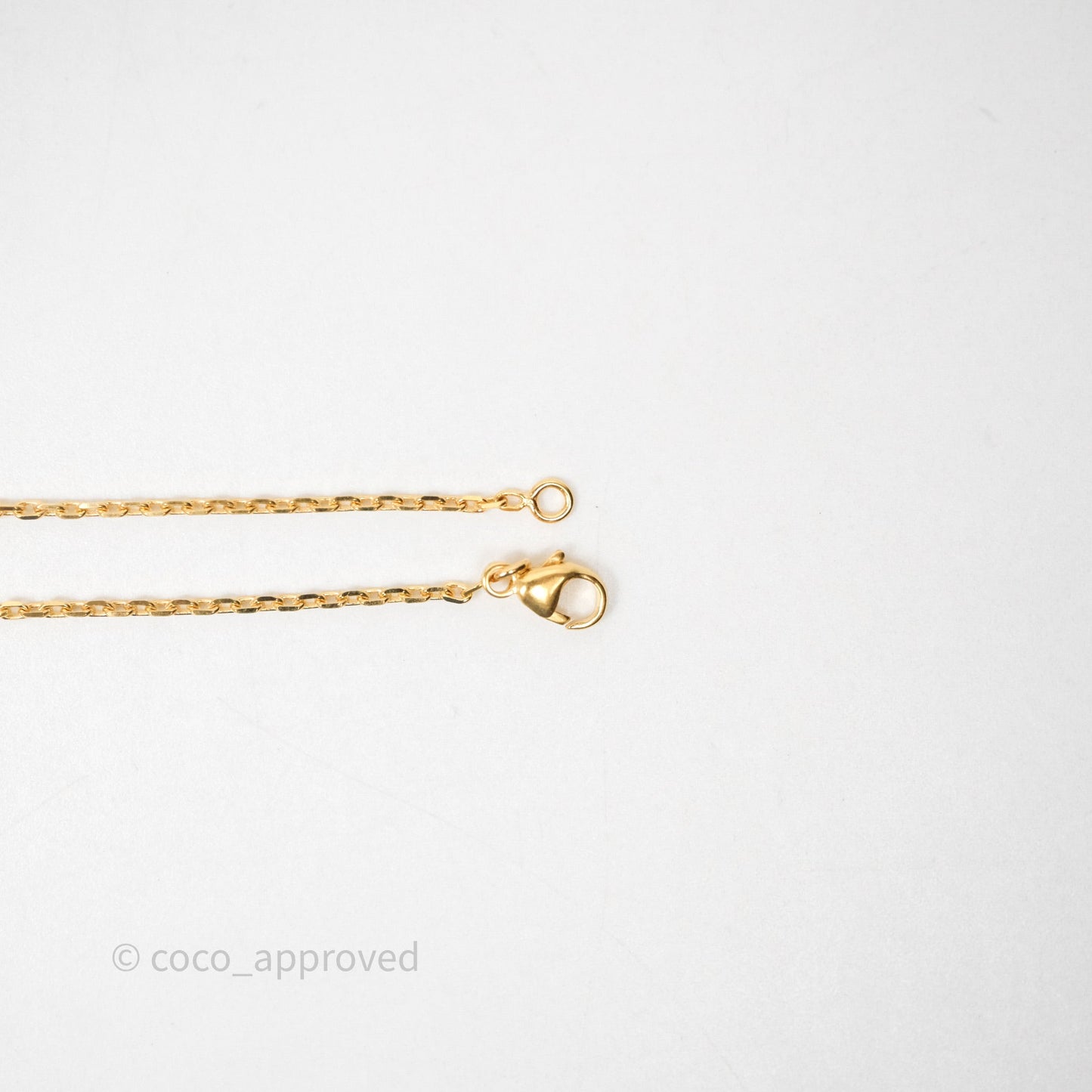 Hermès O'Maillon Pendant Etoupe Swift Gold Hardware