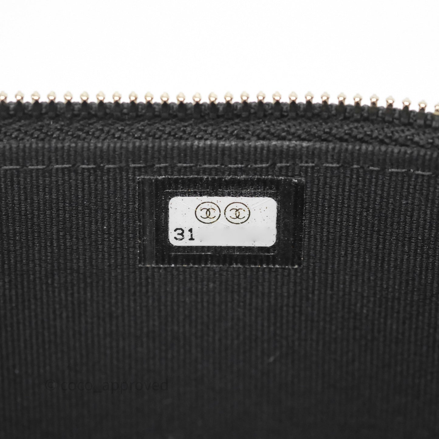 Chanel Vanity Rectangular Top Handle Black Lambskin Gold Hardware