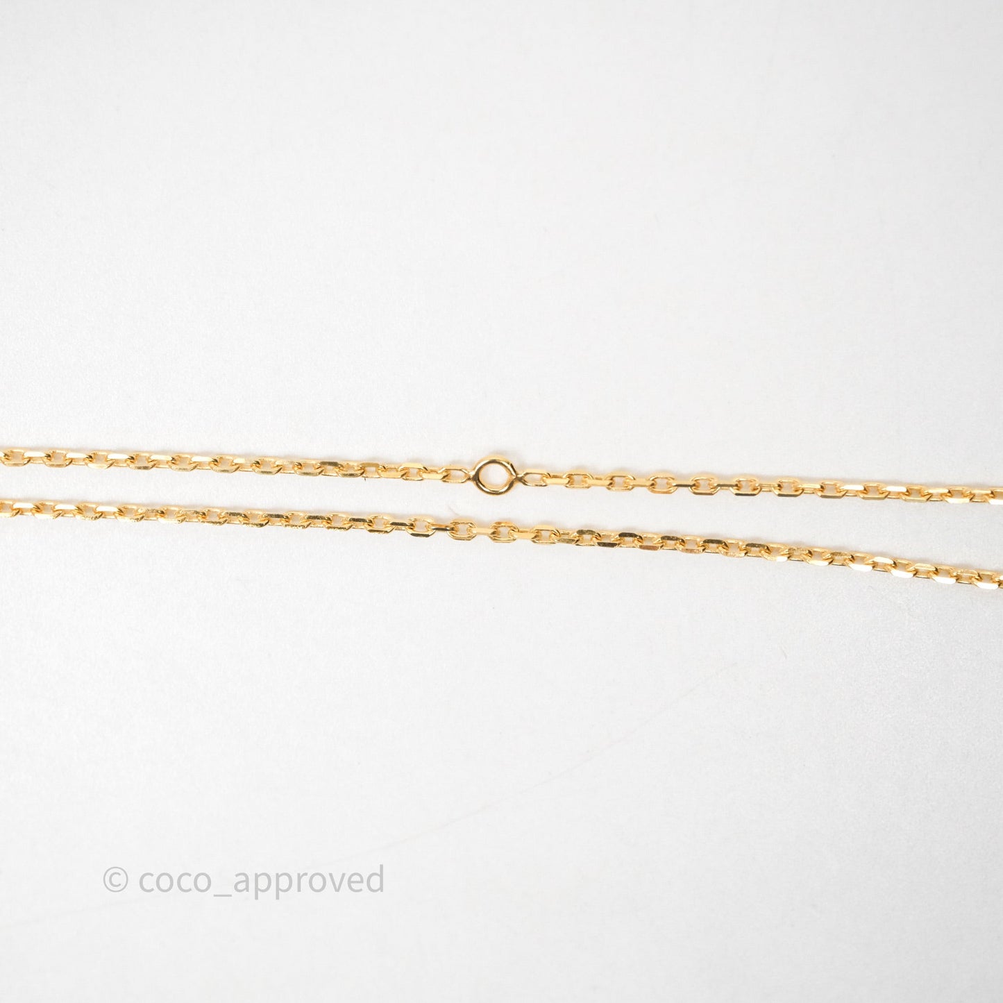 Hermès O'Maillon Pendant Etoupe Swift Gold Hardware