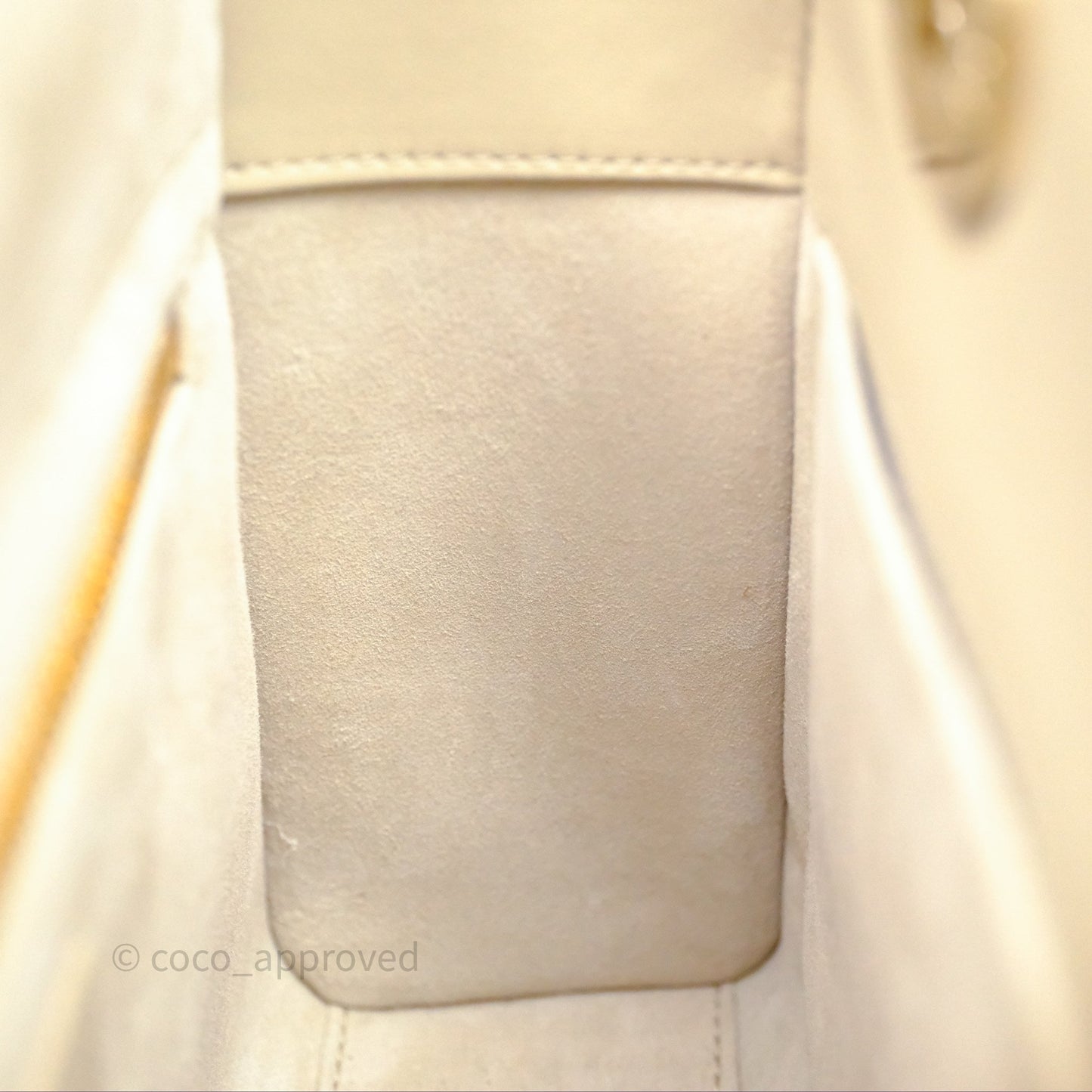Christian Dior Small Lady Dior My ABCDior Bag Sand Beige Cannage Lambskin