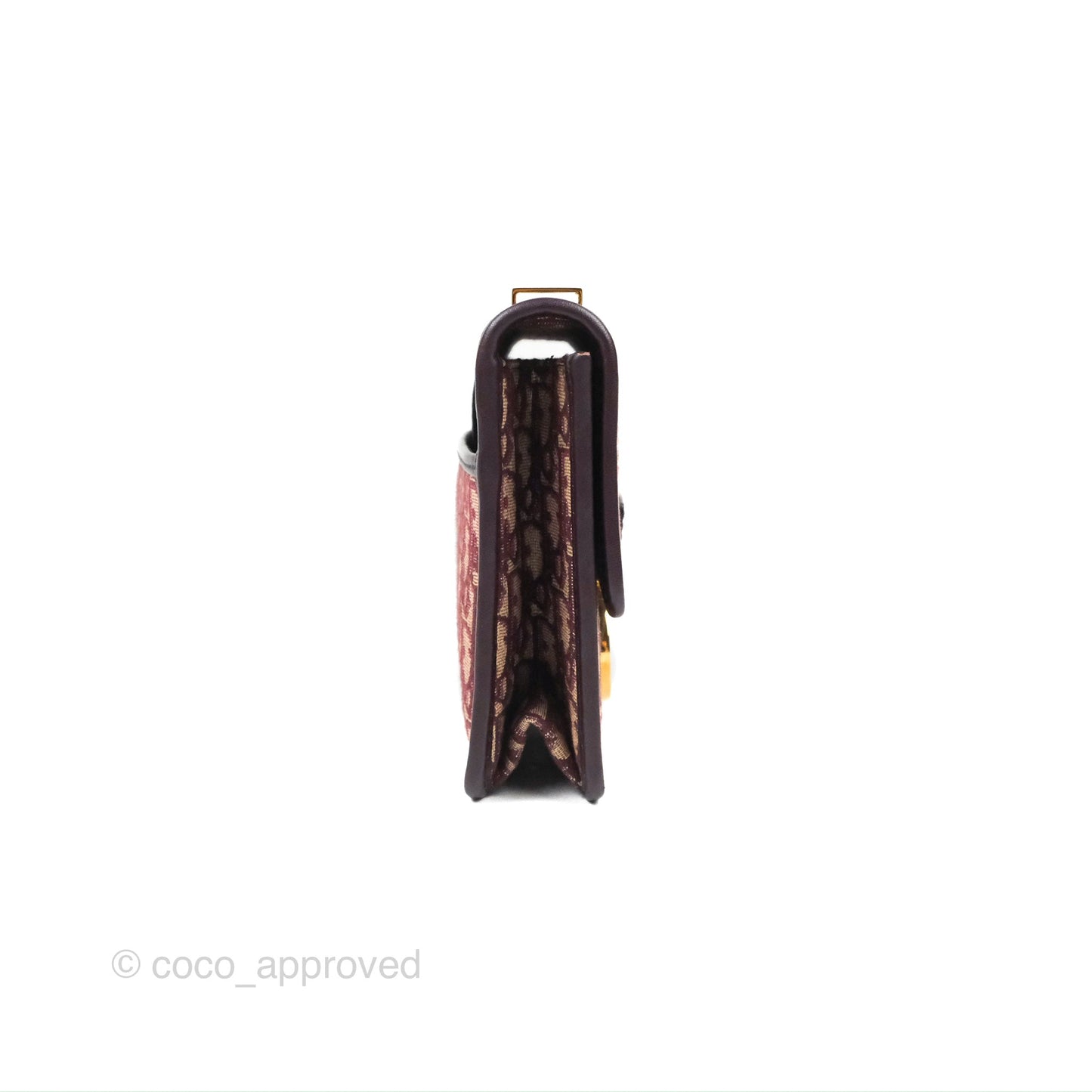 Dior 30 Montaigne Bag Red Dior Oblique Jacquard