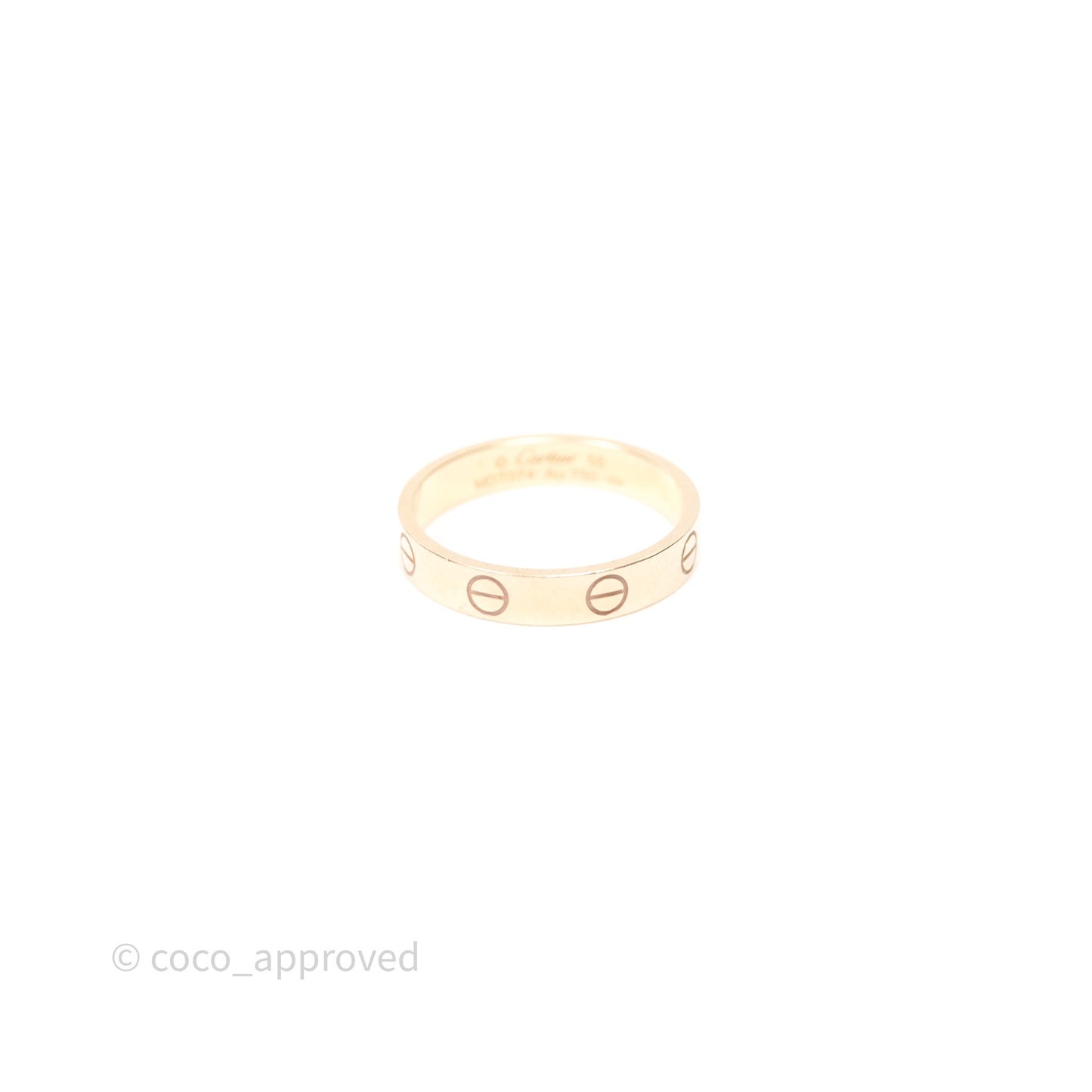 Cartier Love Ring Small Model Rose Gold