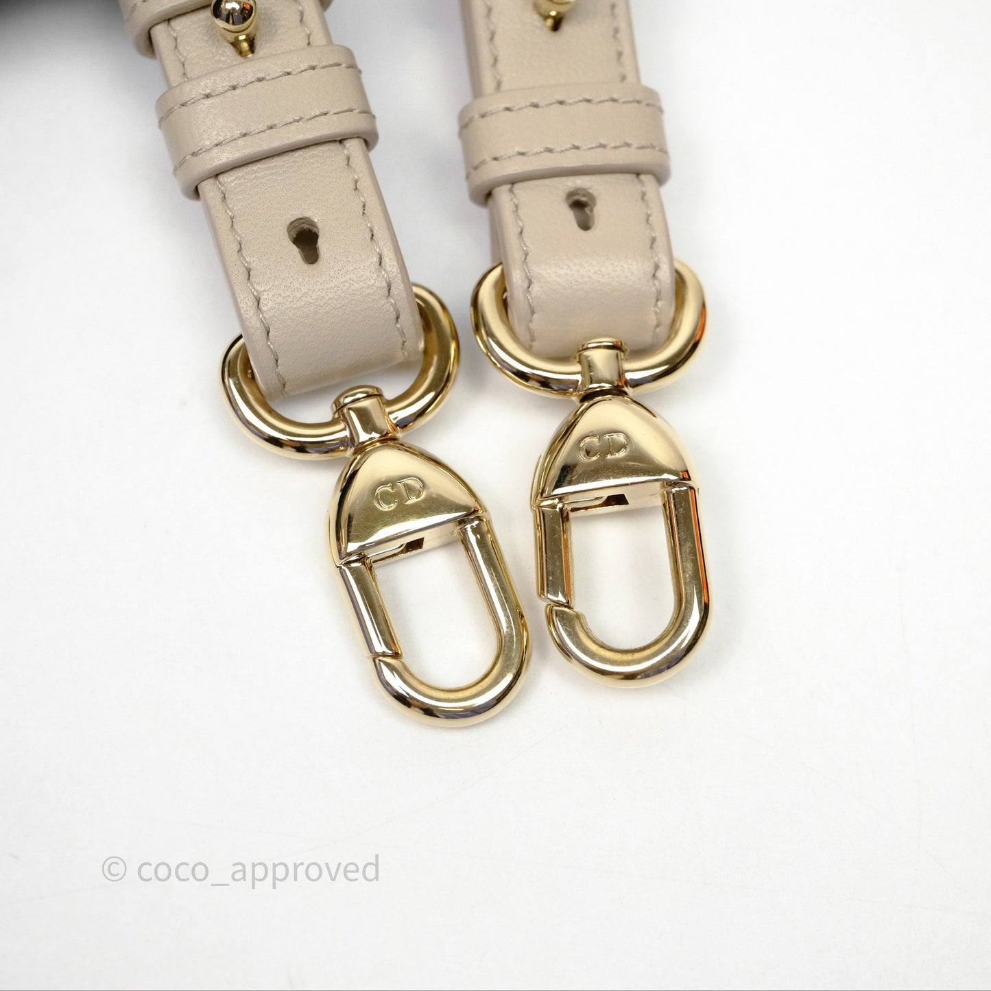 Christian Dior Small Lady Dior My ABCDior Bag Sand Beige Cannage Lambskin