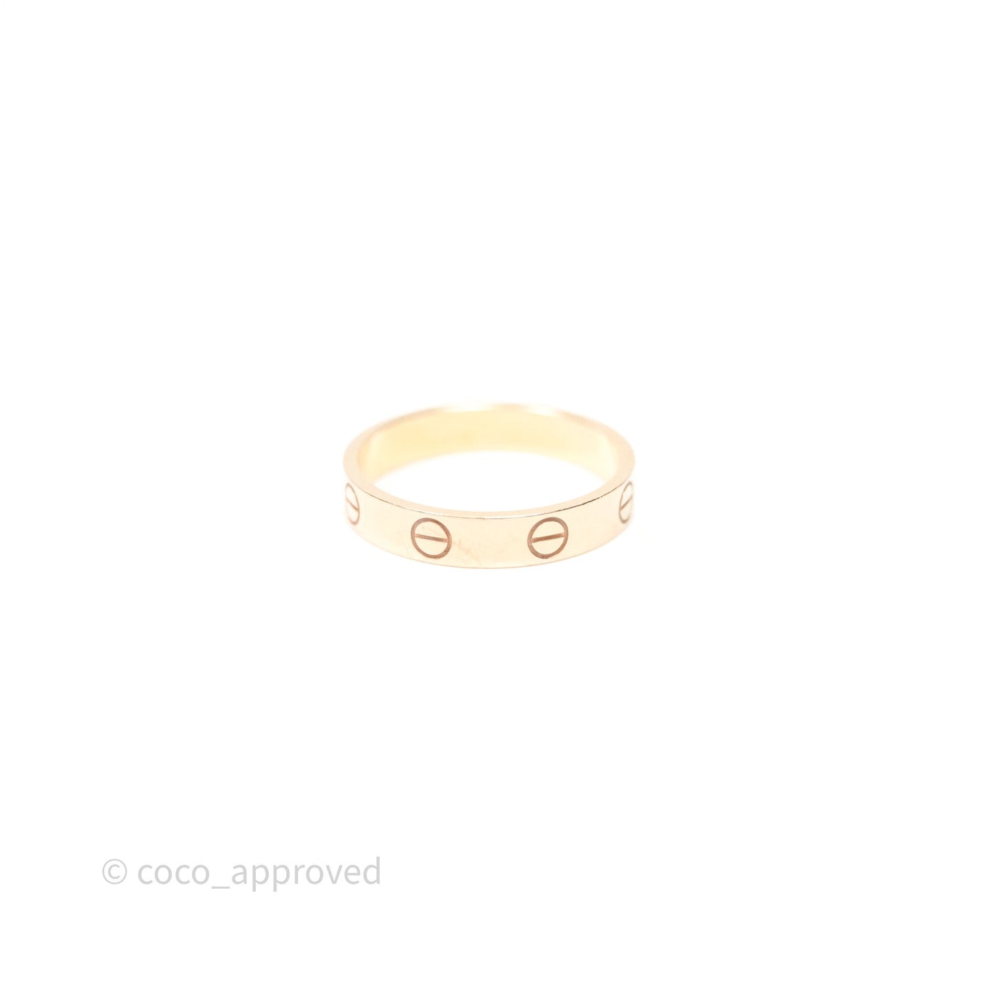 Cartier Love Ring Small Model Rose Gold