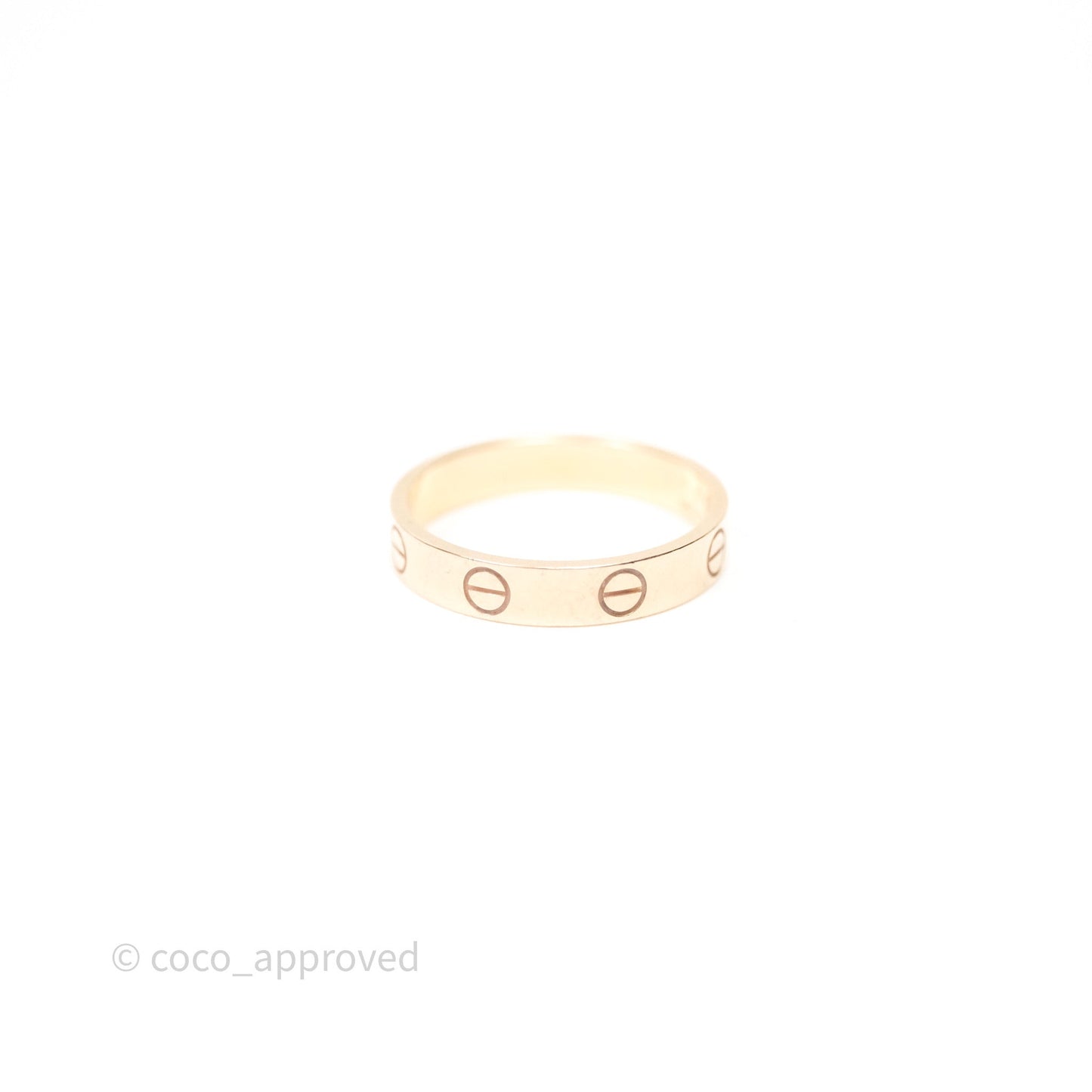Cartier Love Ring Small Model Rose Gold