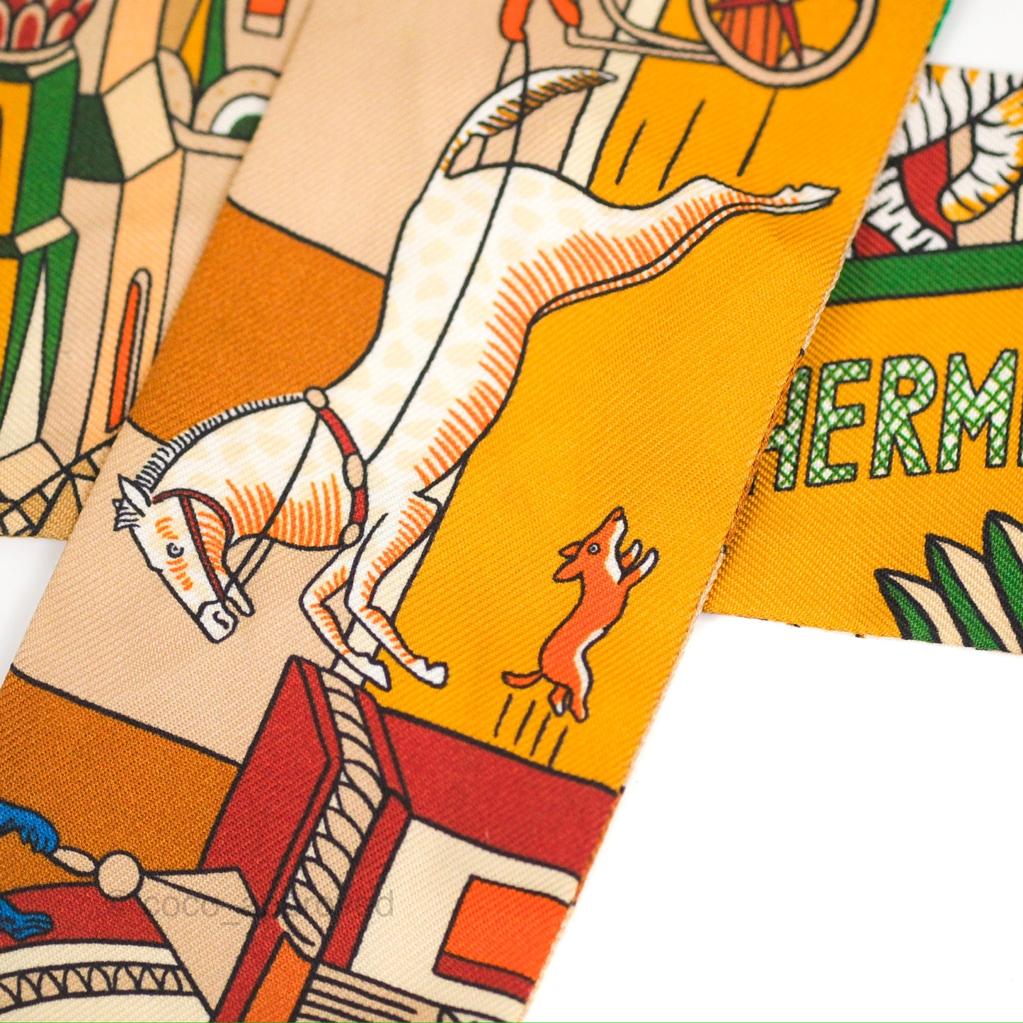 Hermes Animapolis Silk Twilly
