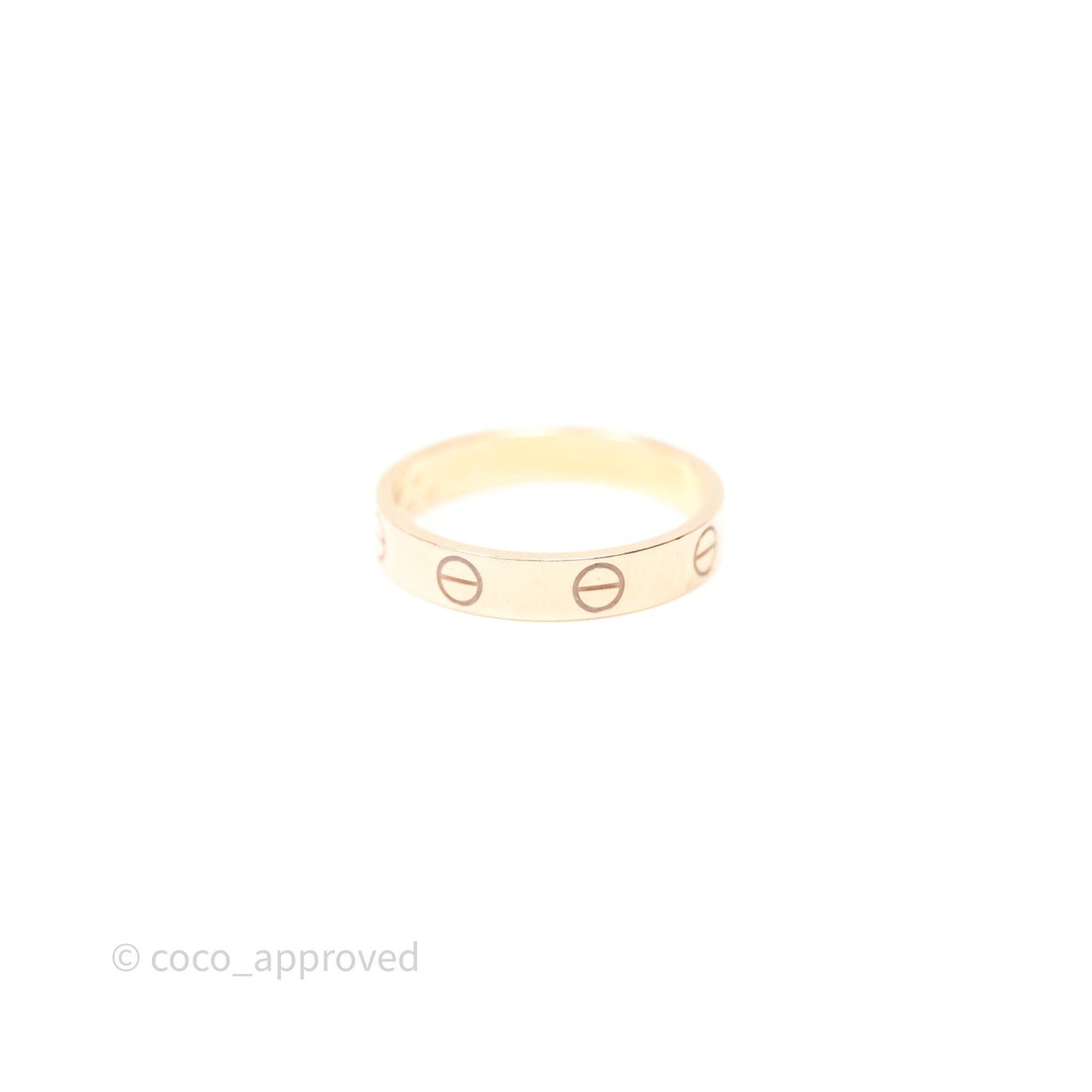 Cartier Love Ring Small Model Rose Gold