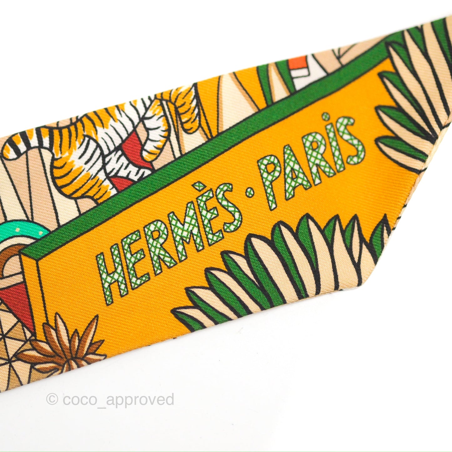 Hermes Animapolis Silk Twilly