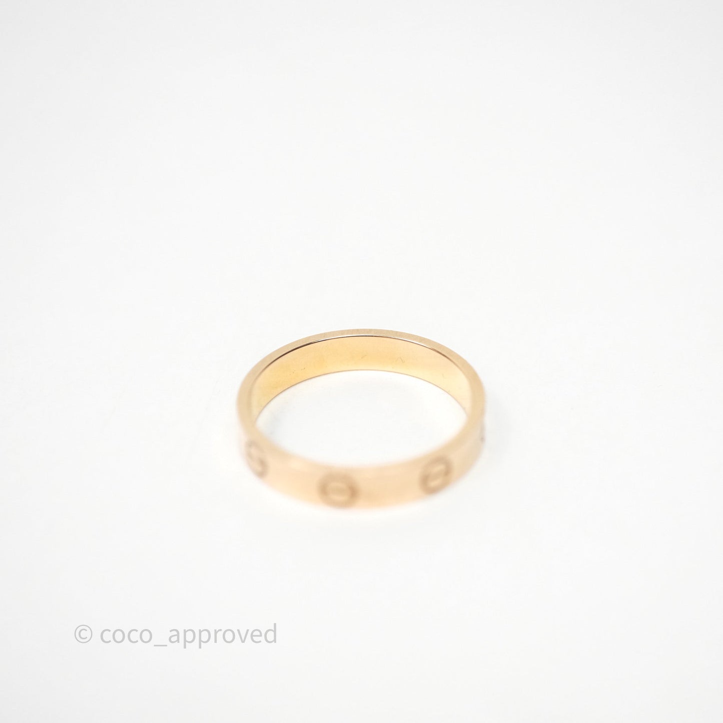Cartier Love Ring Small Model Rose Gold