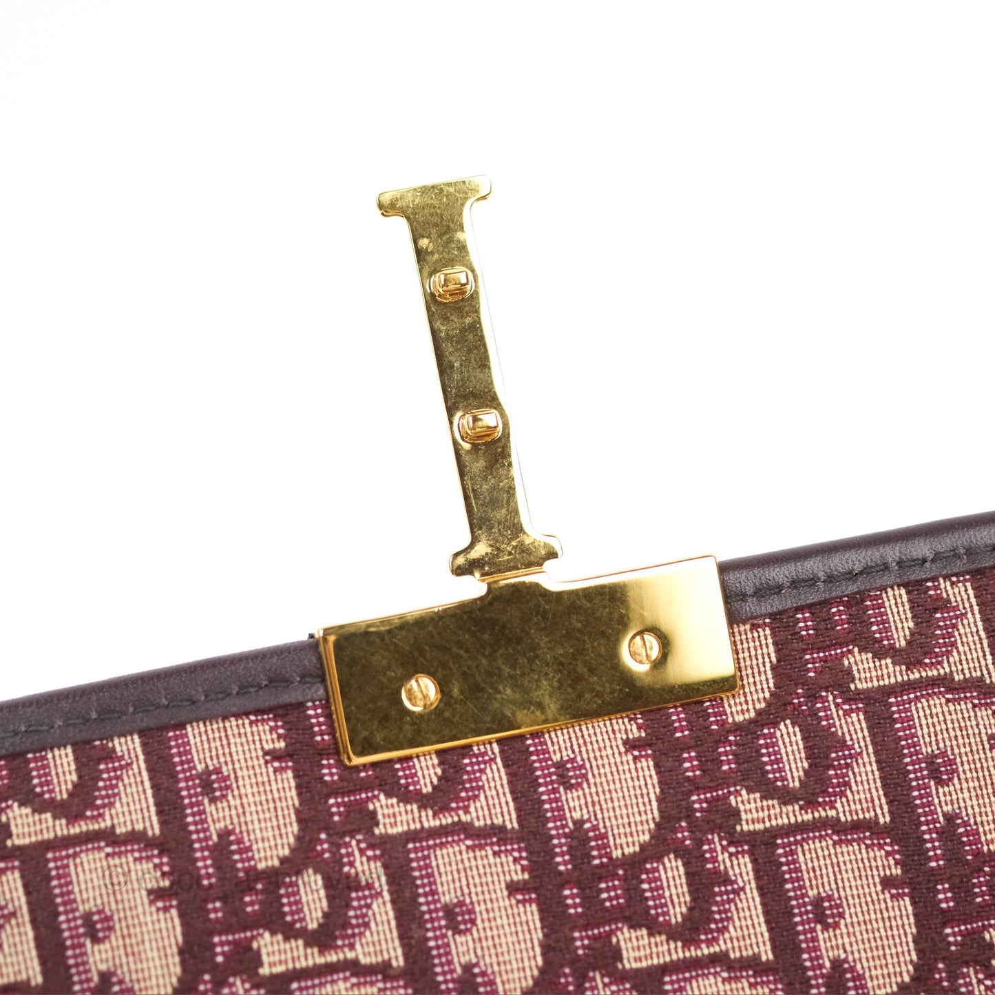Dior 30 Montaigne Bag Red Dior Oblique Jacquard