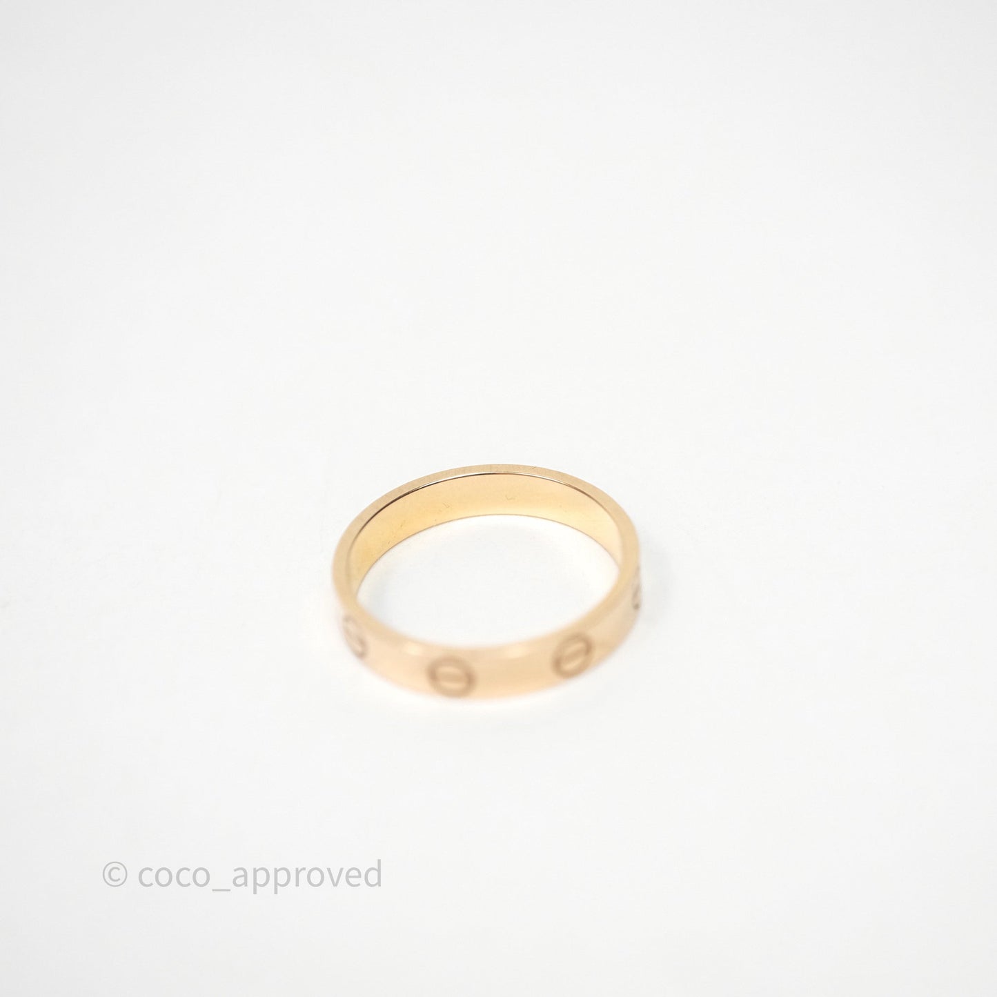 Cartier Love Ring Small Model Rose Gold