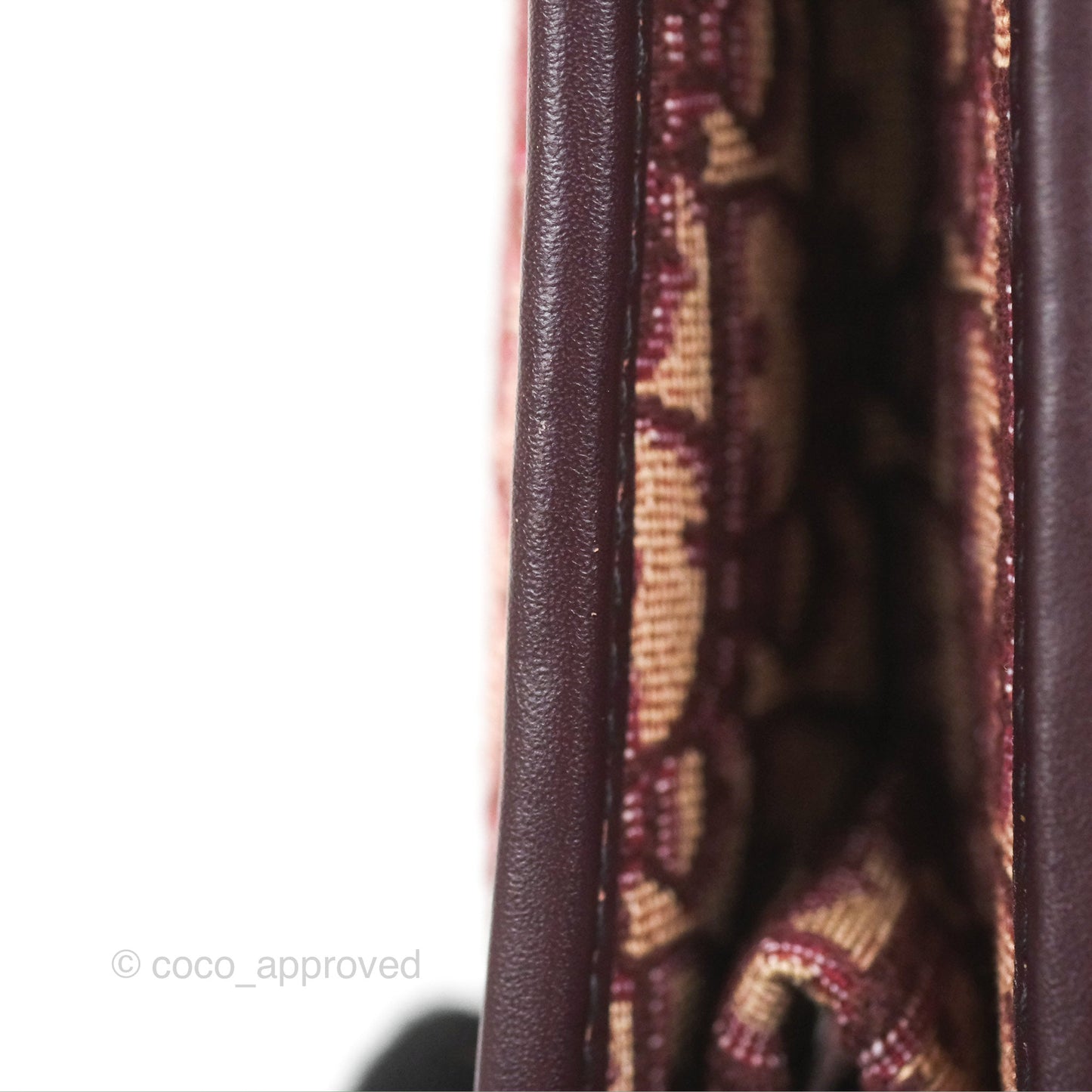 Dior 30 Montaigne Bag Red Dior Oblique Jacquard