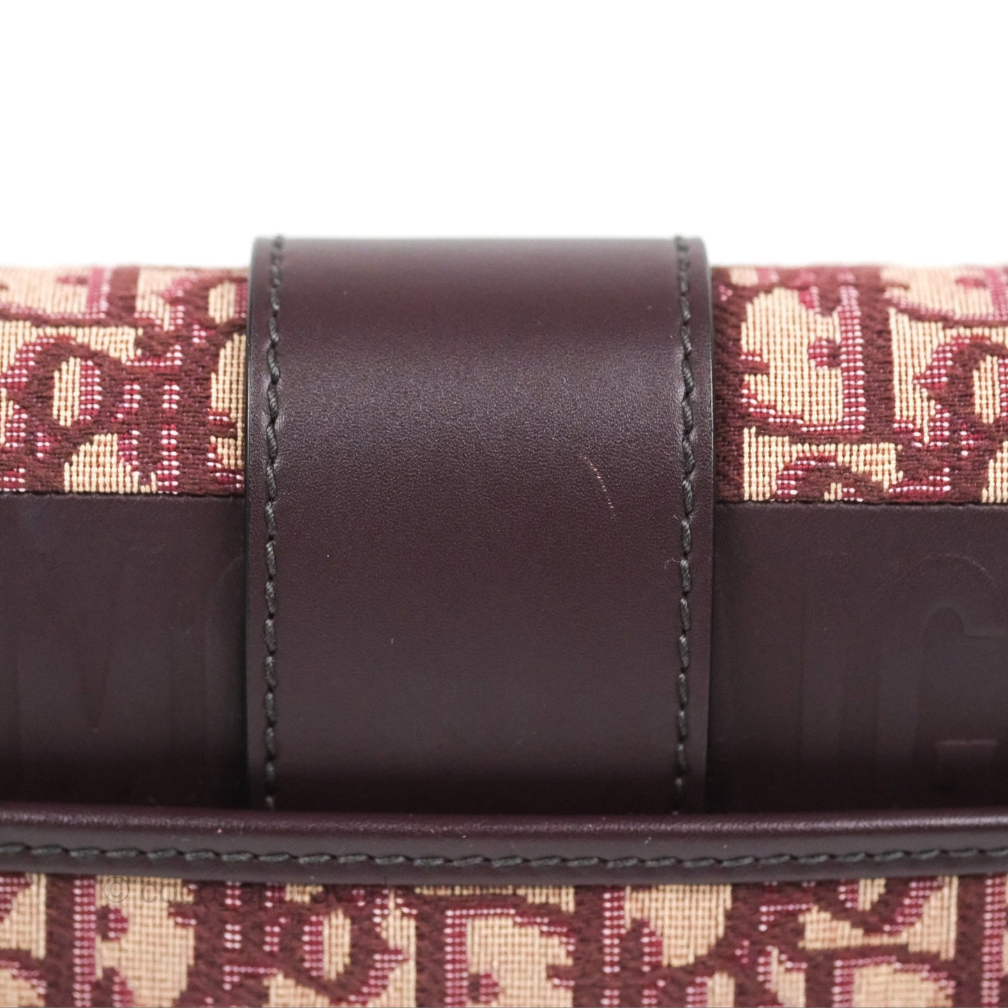 Dior 30 Montaigne Bag Red Dior Oblique Jacquard