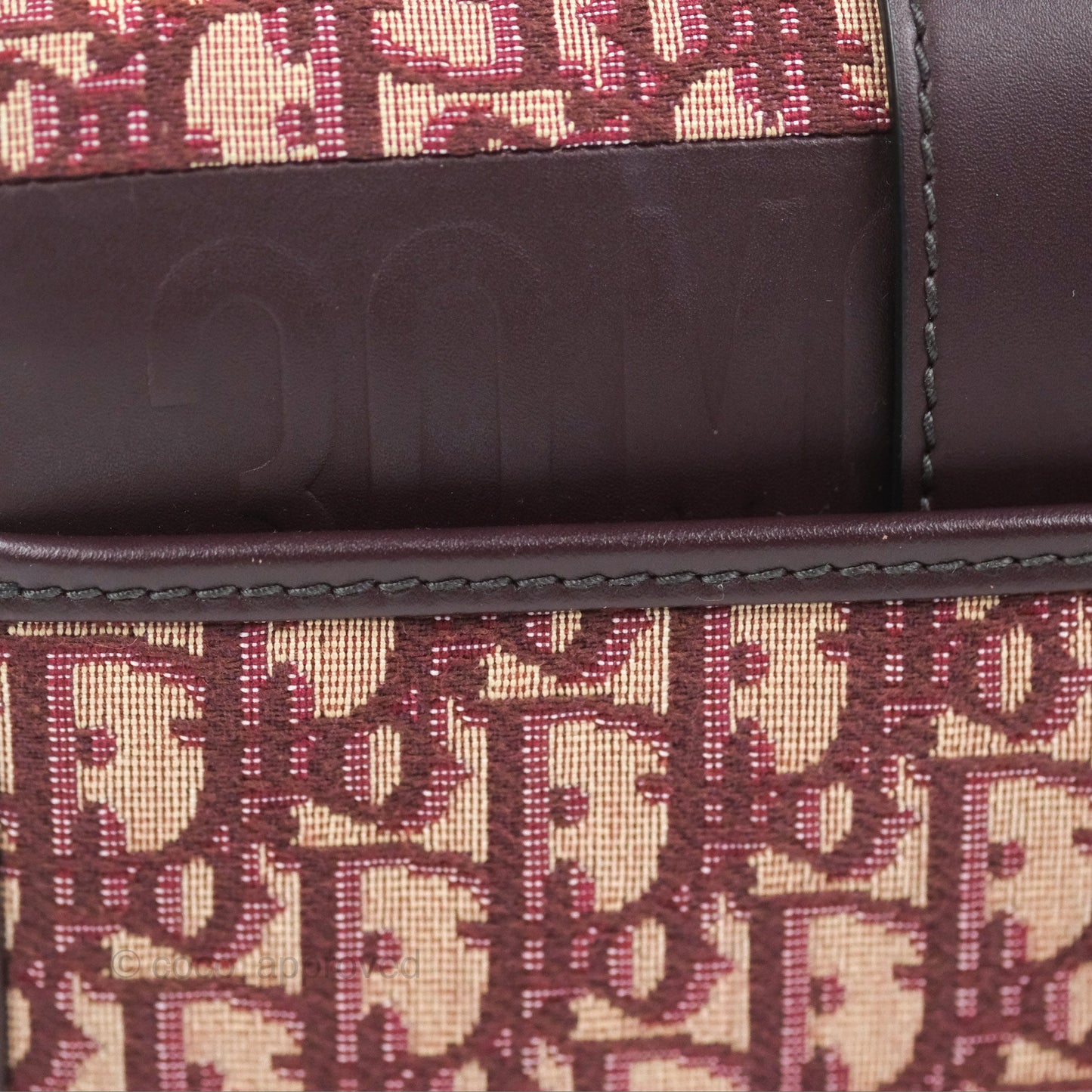 Dior 30 Montaigne Bag Red Dior Oblique Jacquard