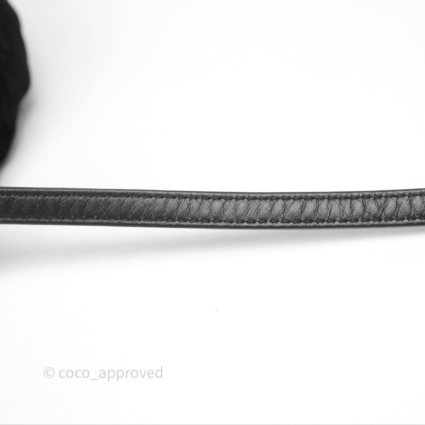 Chanel 22 Small Sequins Logo Black Velvet