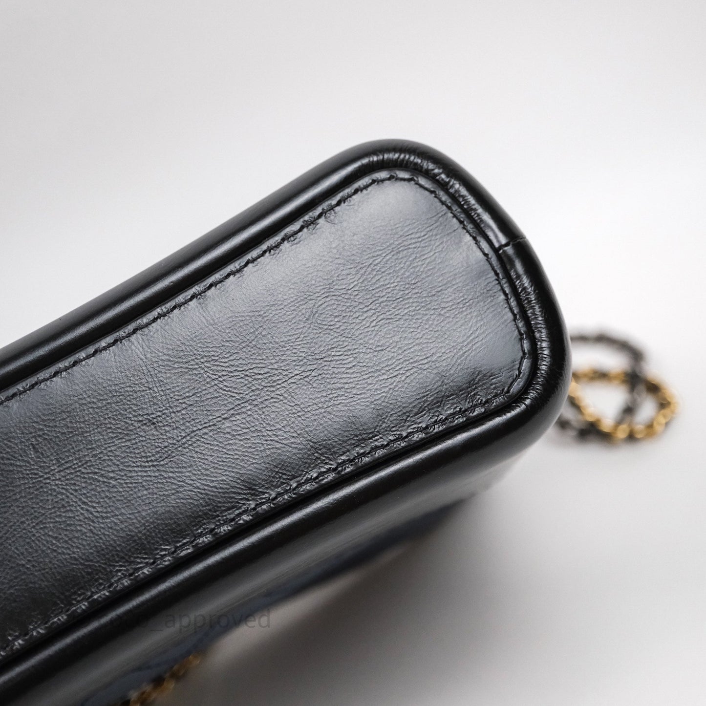 Chanel New Medium Gabrielle Hobo Quilted Navy Black Aged Calfskin