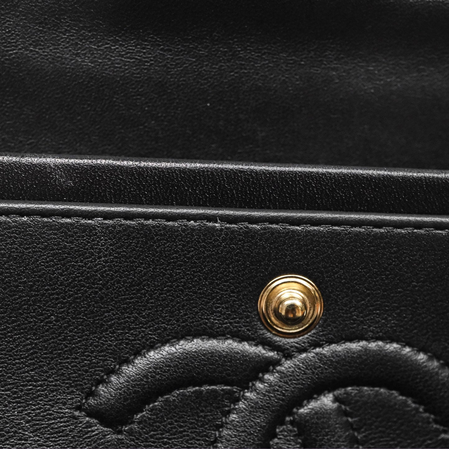 Chanel Small Classic Flap Quilted Black Lambskin Rose Gold Hardware