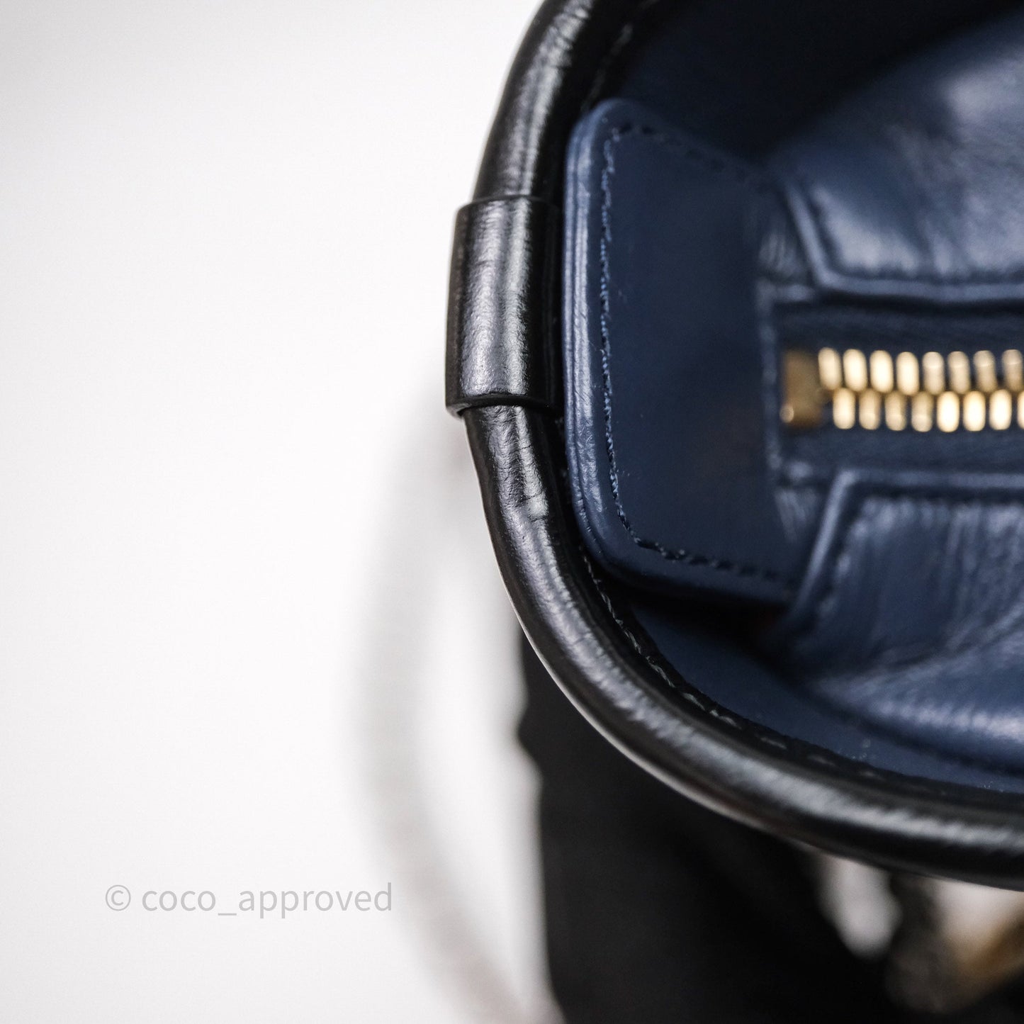 Chanel New Medium Gabrielle Hobo Quilted Navy Black Aged Calfskin