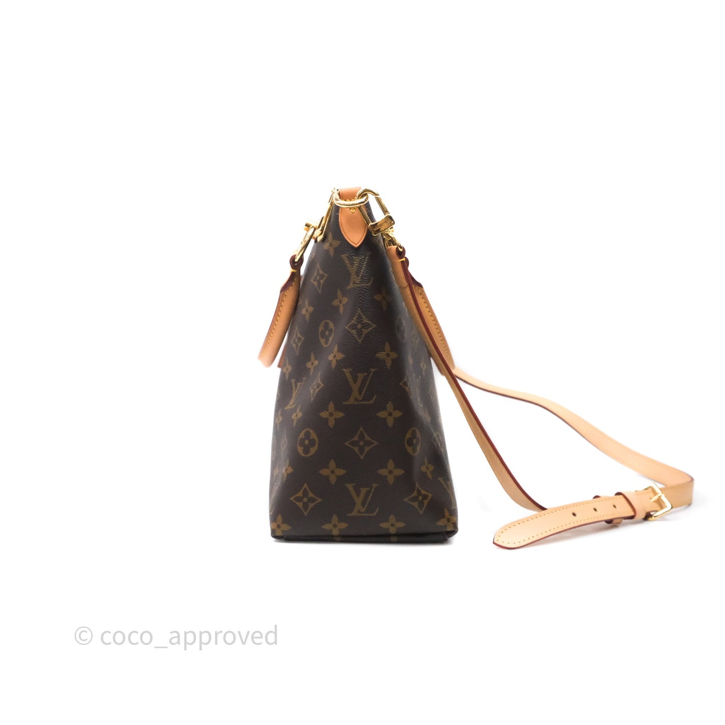 Louis Vuitton V Tote MM Monogram Canvas