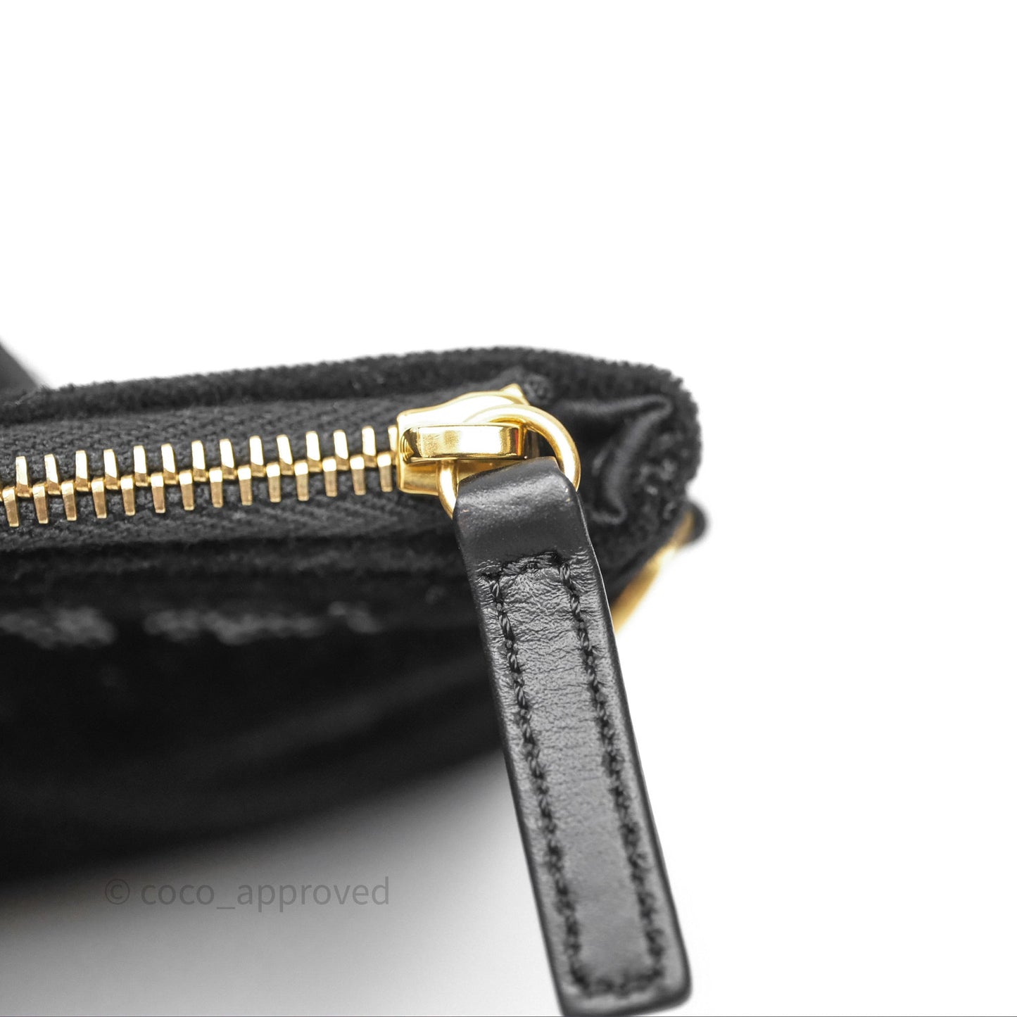 Chanel 22 Small Sequins Logo Black Velvet