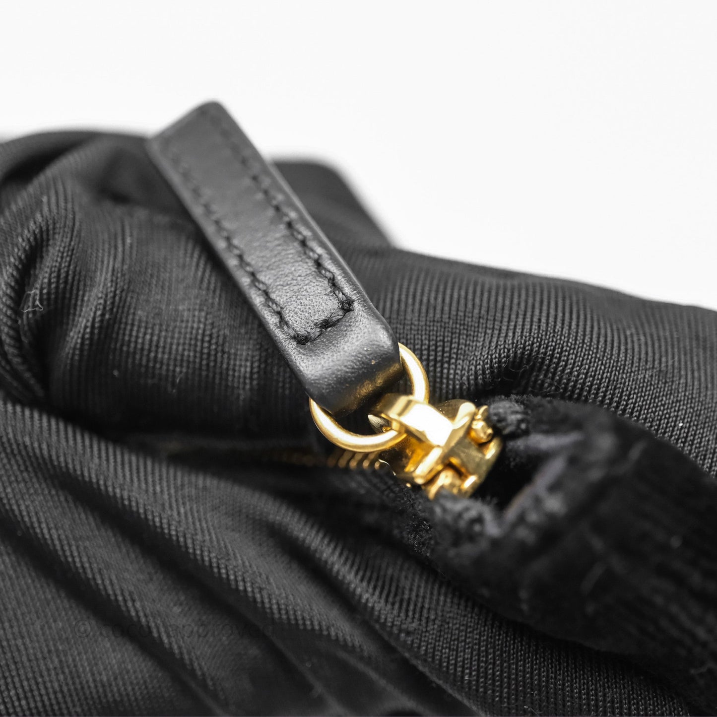 Chanel 22 Small Sequins Logo Black Velvet