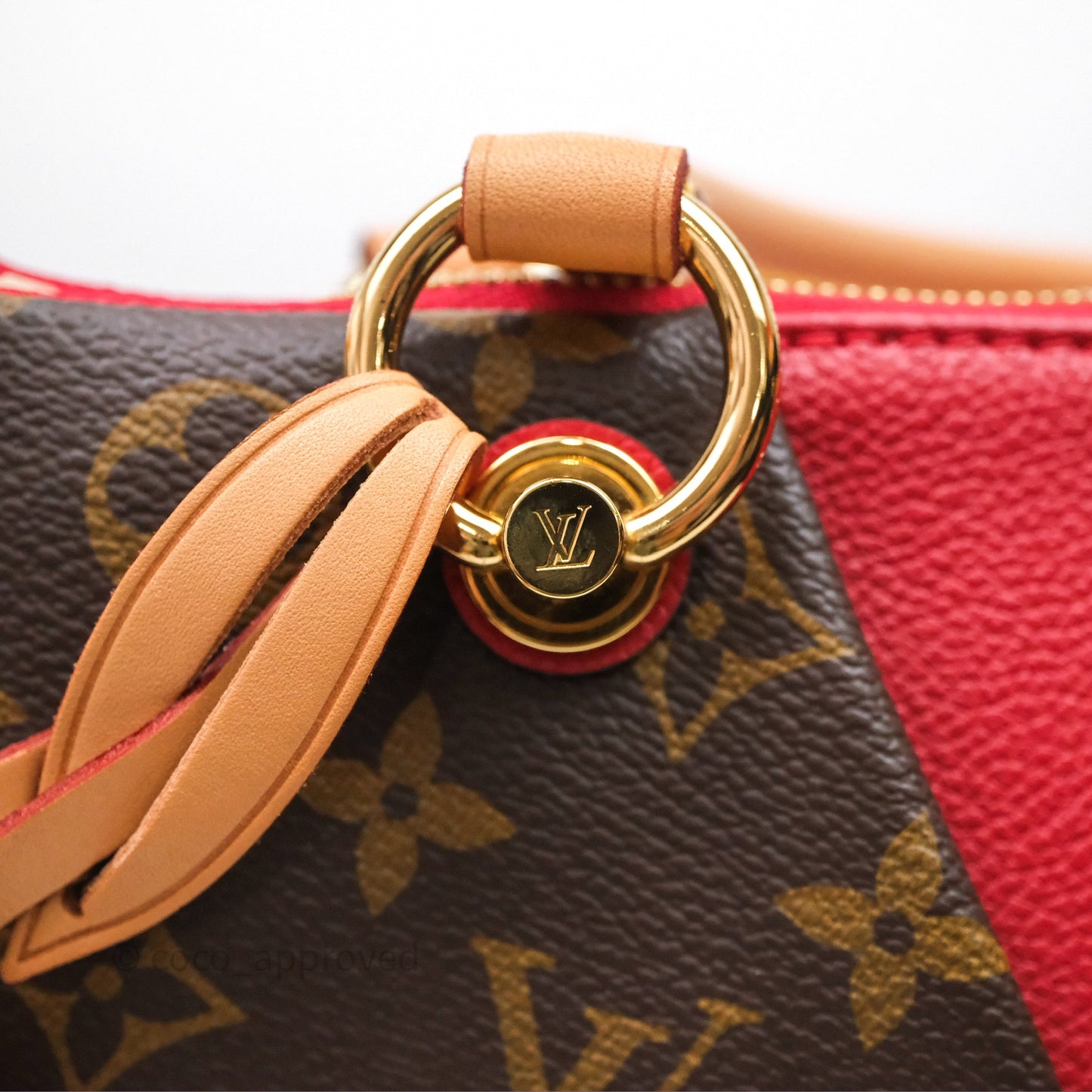 Louis Vuitton V Tote MM Monogram Canvas