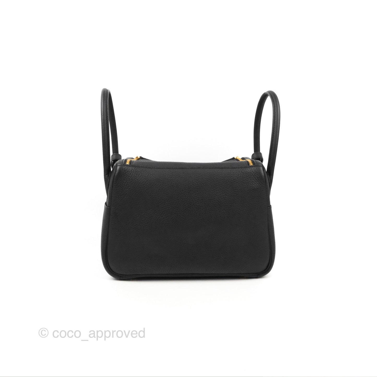 Hermès Lindy 26 Black Taurillion Clemence Gold Hardware