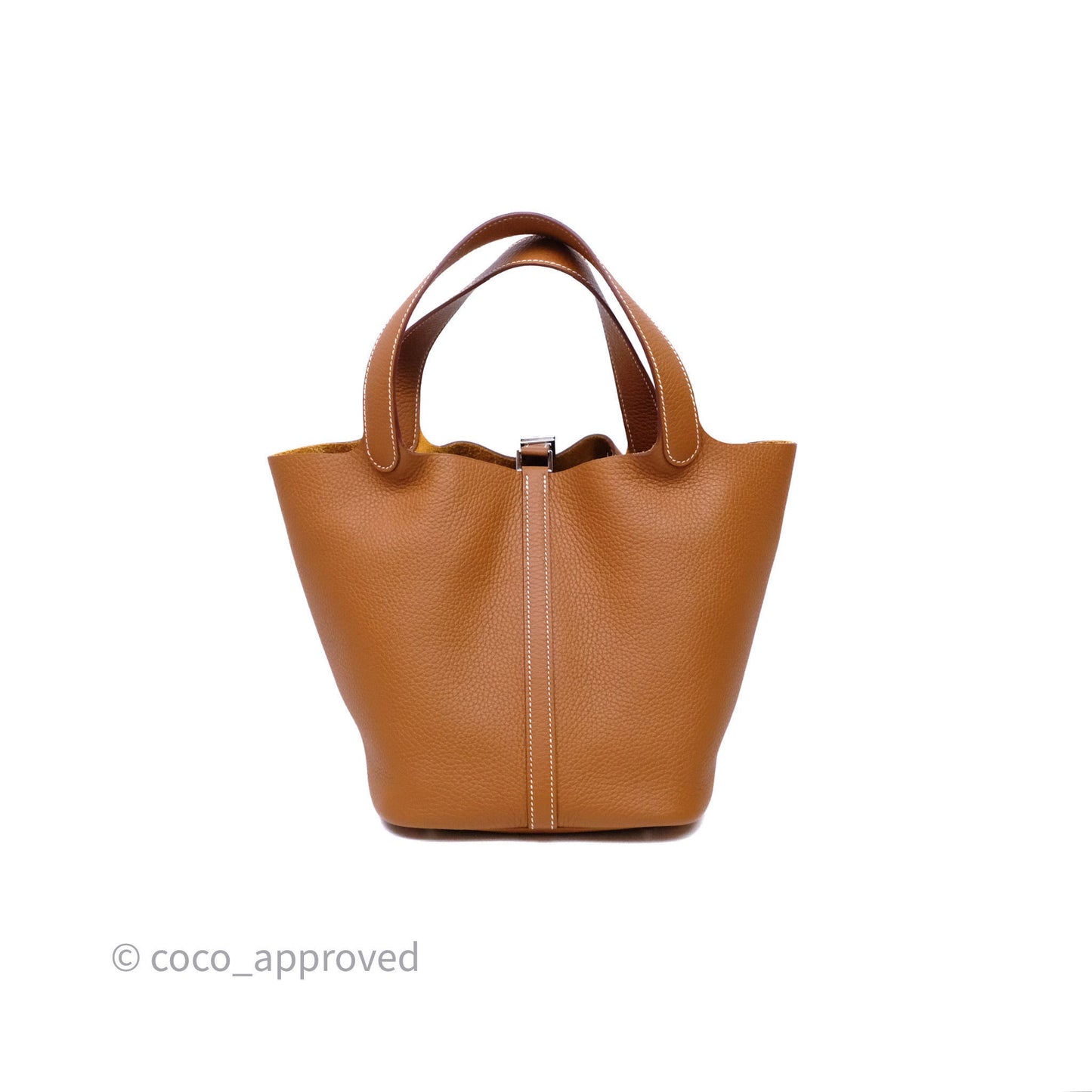 Hermès Picotin 22 Gold Clemence Palladium Hardware