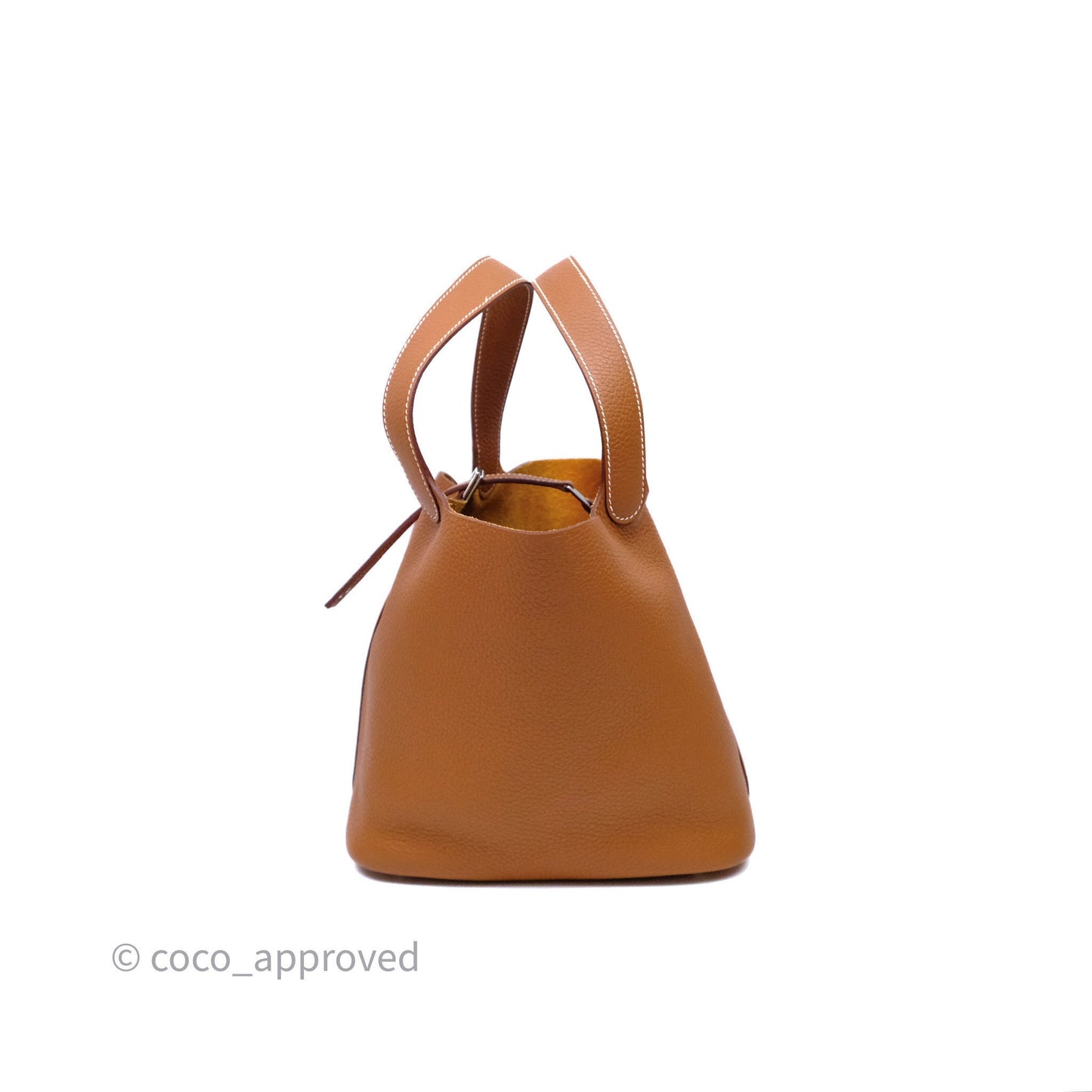 Hermès Picotin 22 Gold Clemence Palladium Hardware