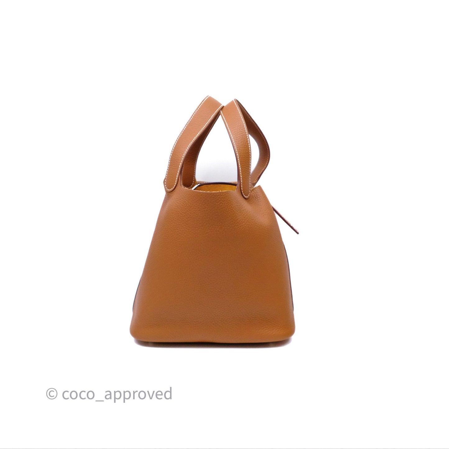 Hermès Picotin 22 Gold Clemence Palladium Hardware