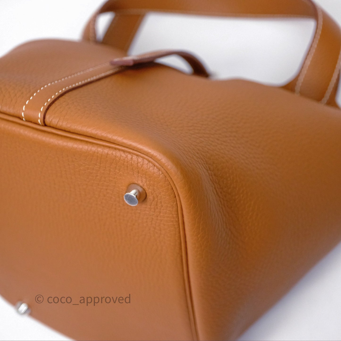 Hermès Picotin 22 Gold Clemence Palladium Hardware