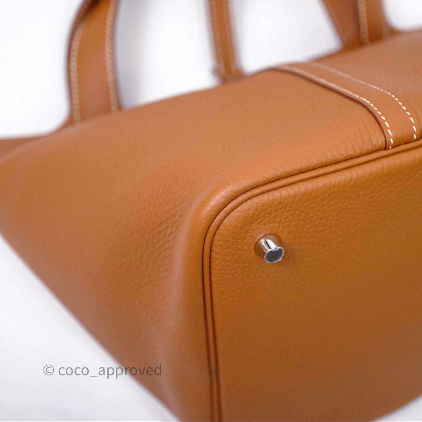 Hermès Picotin 22 Gold Clemence Palladium Hardware