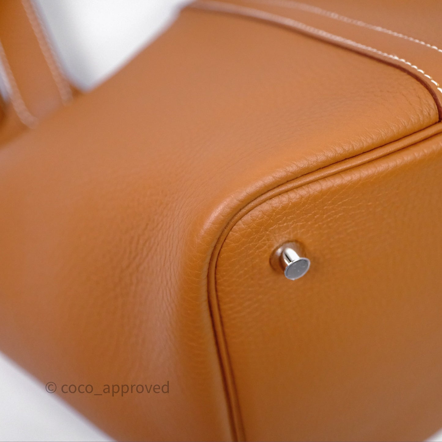 Hermès Picotin 22 Gold Clemence Palladium Hardware