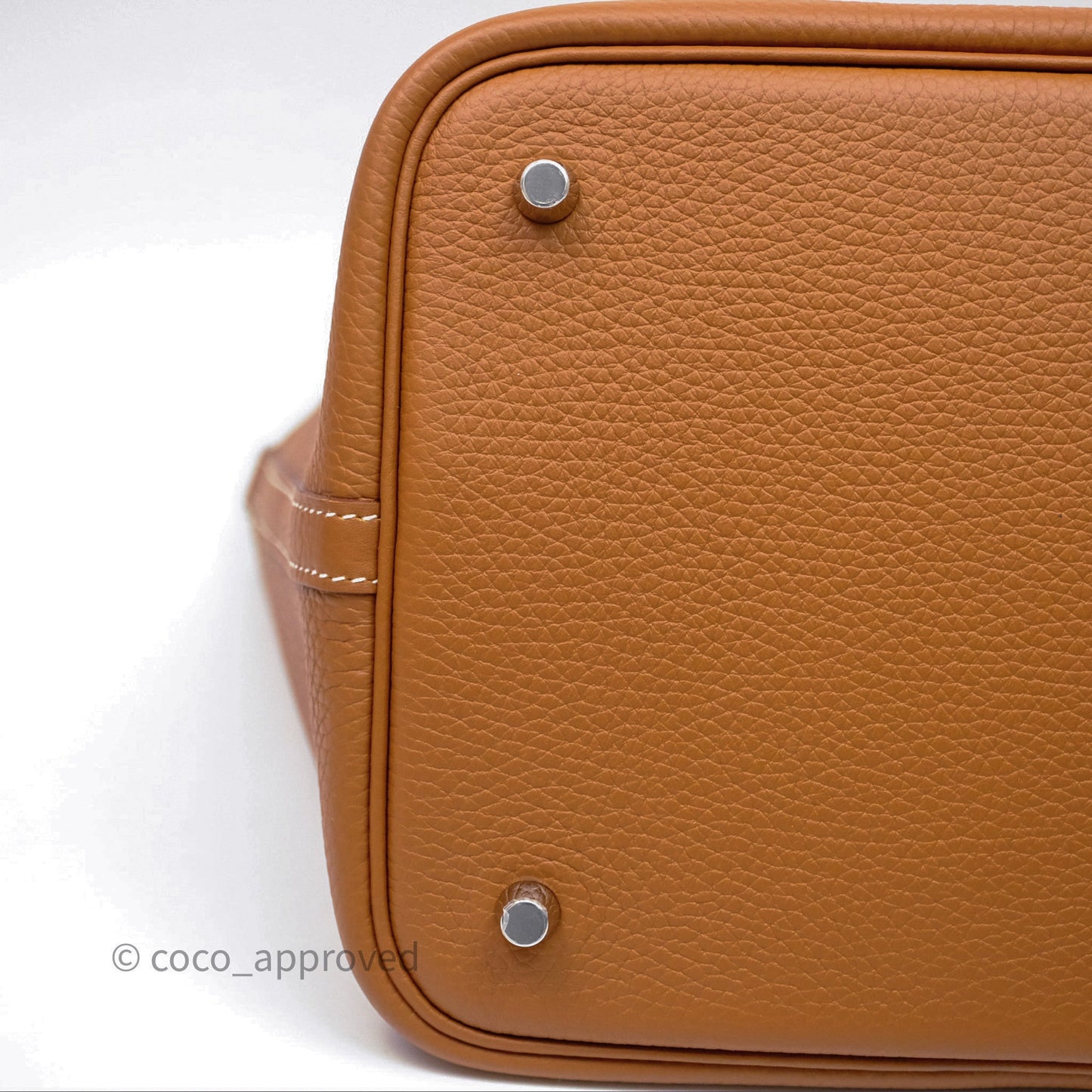Hermès Picotin 22 Gold Clemence Palladium Hardware