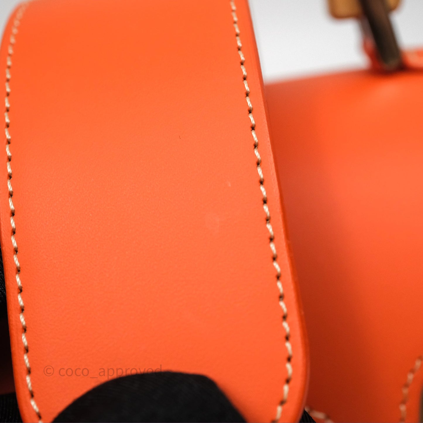 Goyard Saïgon Structuré Mini Bag Orange Goyardine Canvas
