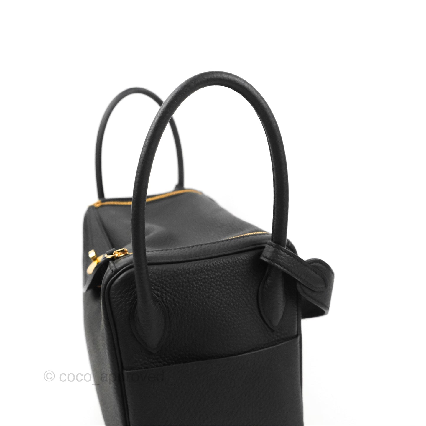 Hermès Lindy 26 Black Taurillion Clemence Gold Hardware