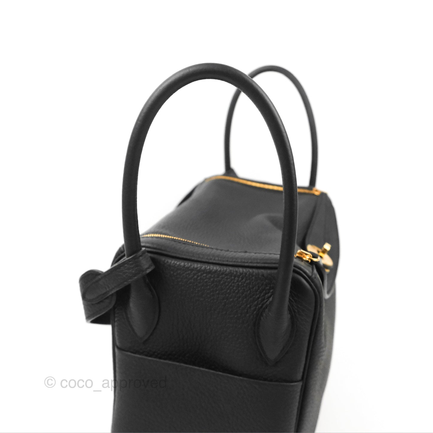 Hermès Lindy 26 Black Taurillion Clemence Gold Hardware