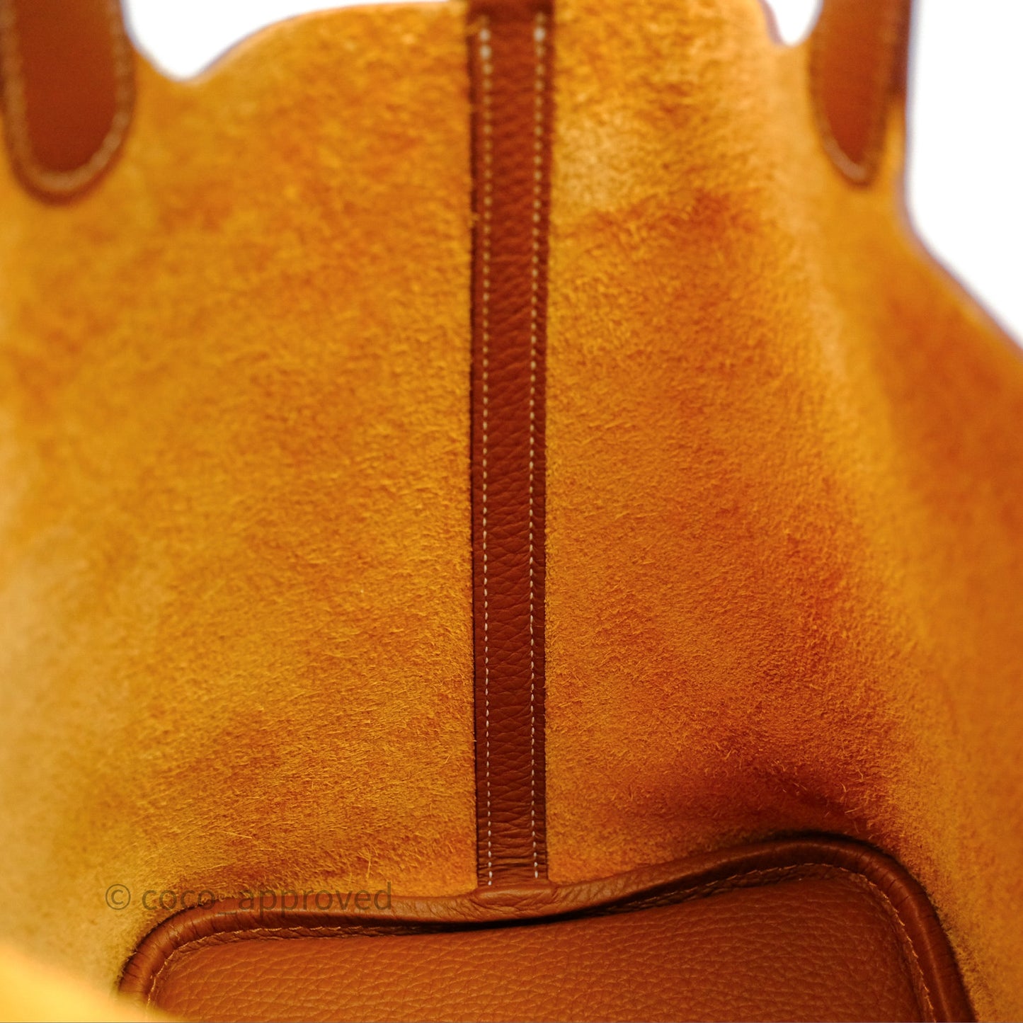 Hermès Picotin 22 Gold Clemence Palladium Hardware