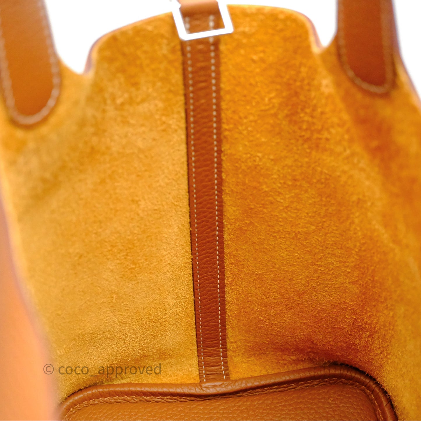 Hermès Picotin 22 Gold Clemence Palladium Hardware