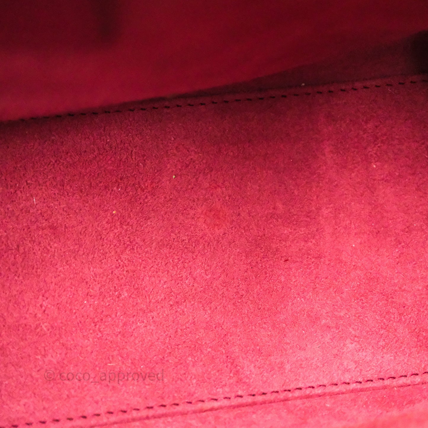 Christian Dior Medium Lady Dior Red Patent Cannage Calfskin Gold Hardware