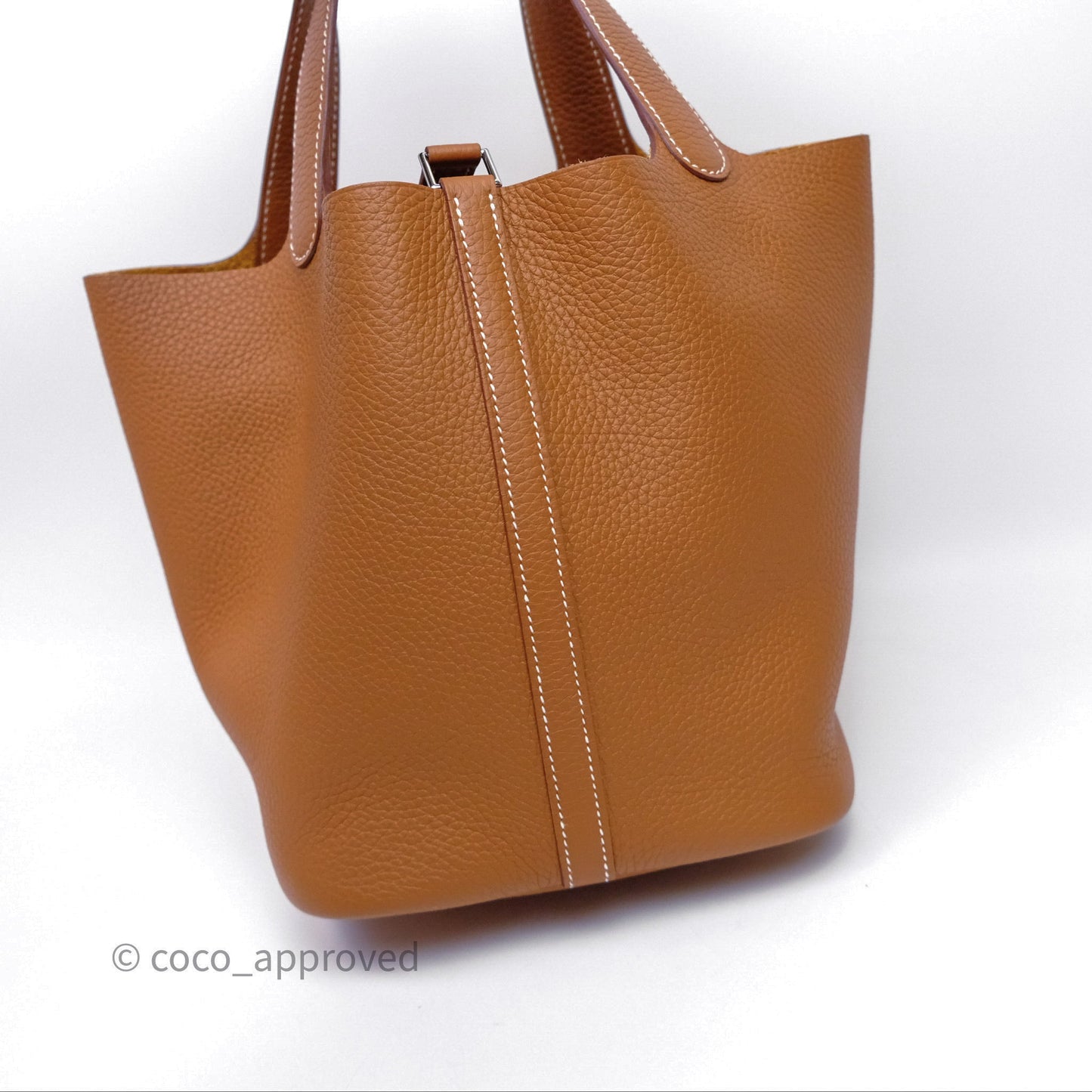 Hermès Picotin 22 Gold Clemence Palladium Hardware