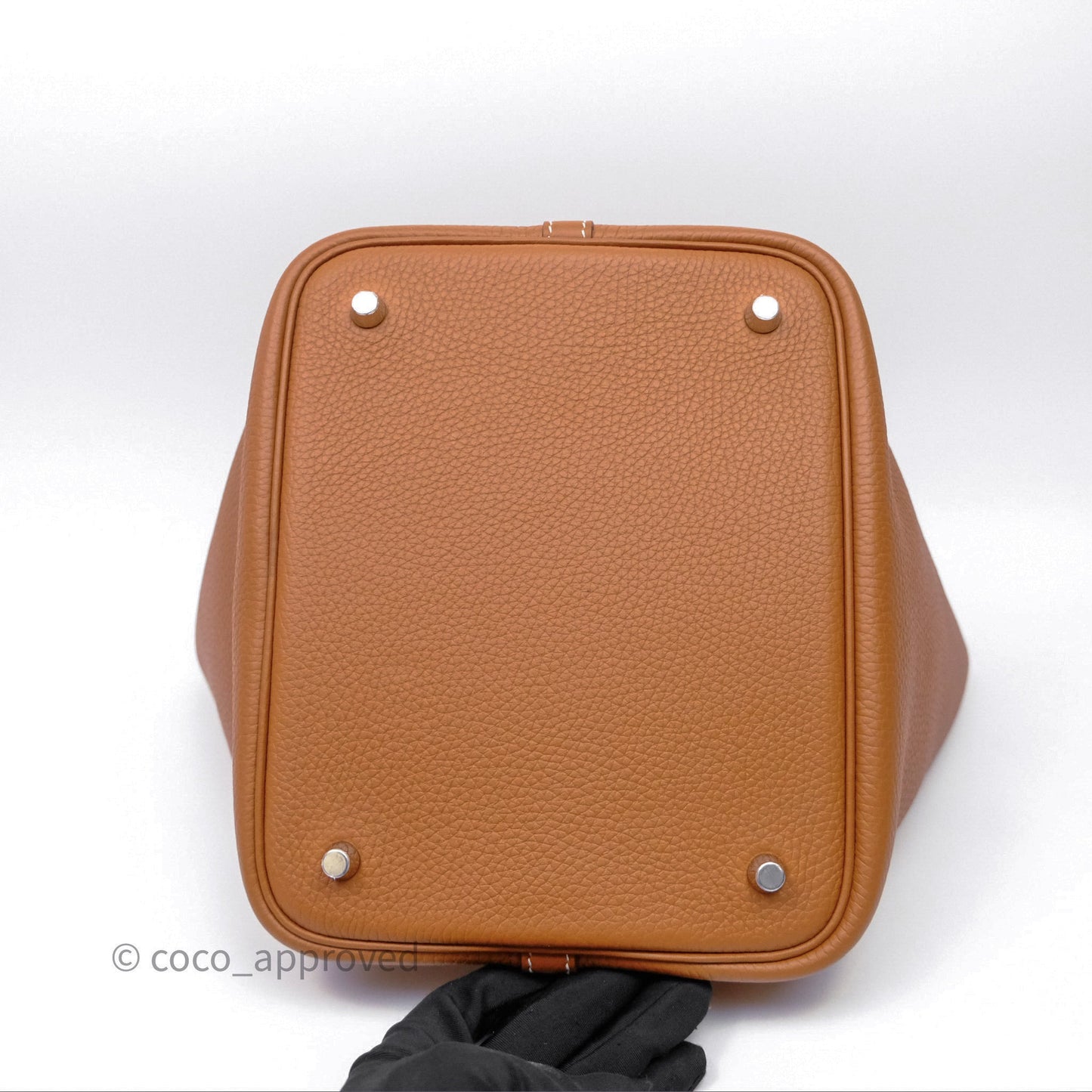 Hermès Picotin 22 Gold Clemence Palladium Hardware