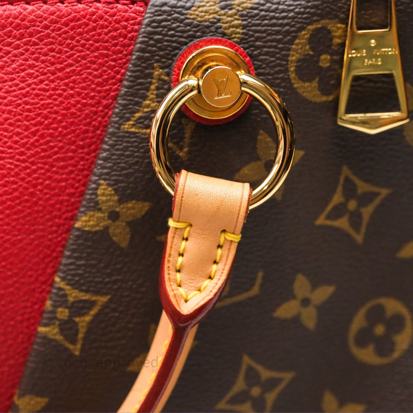 Louis Vuitton V Tote MM Monogram Canvas