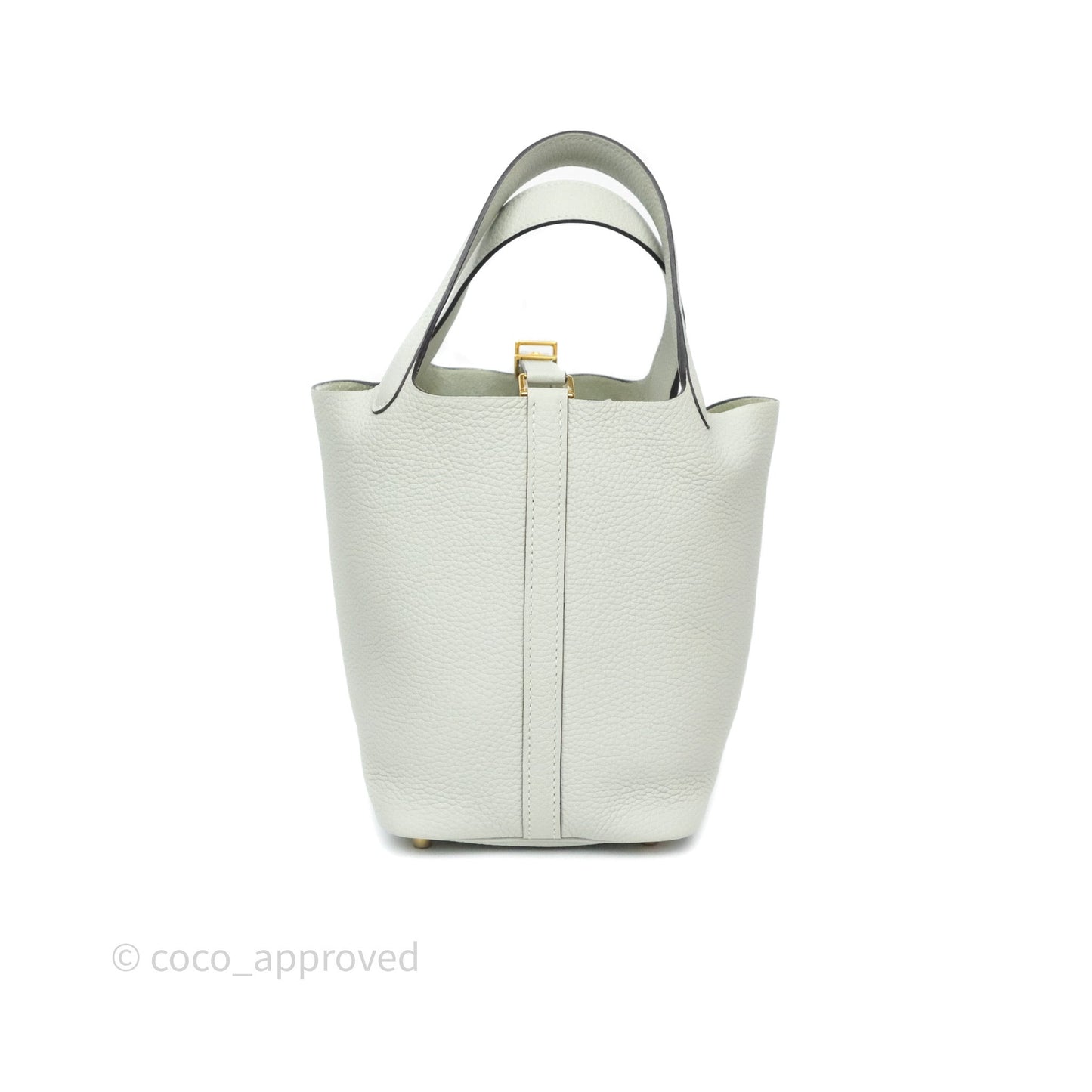 Hermès Picotin 18 Gris Neve 0W Clemence Gold Hardware
